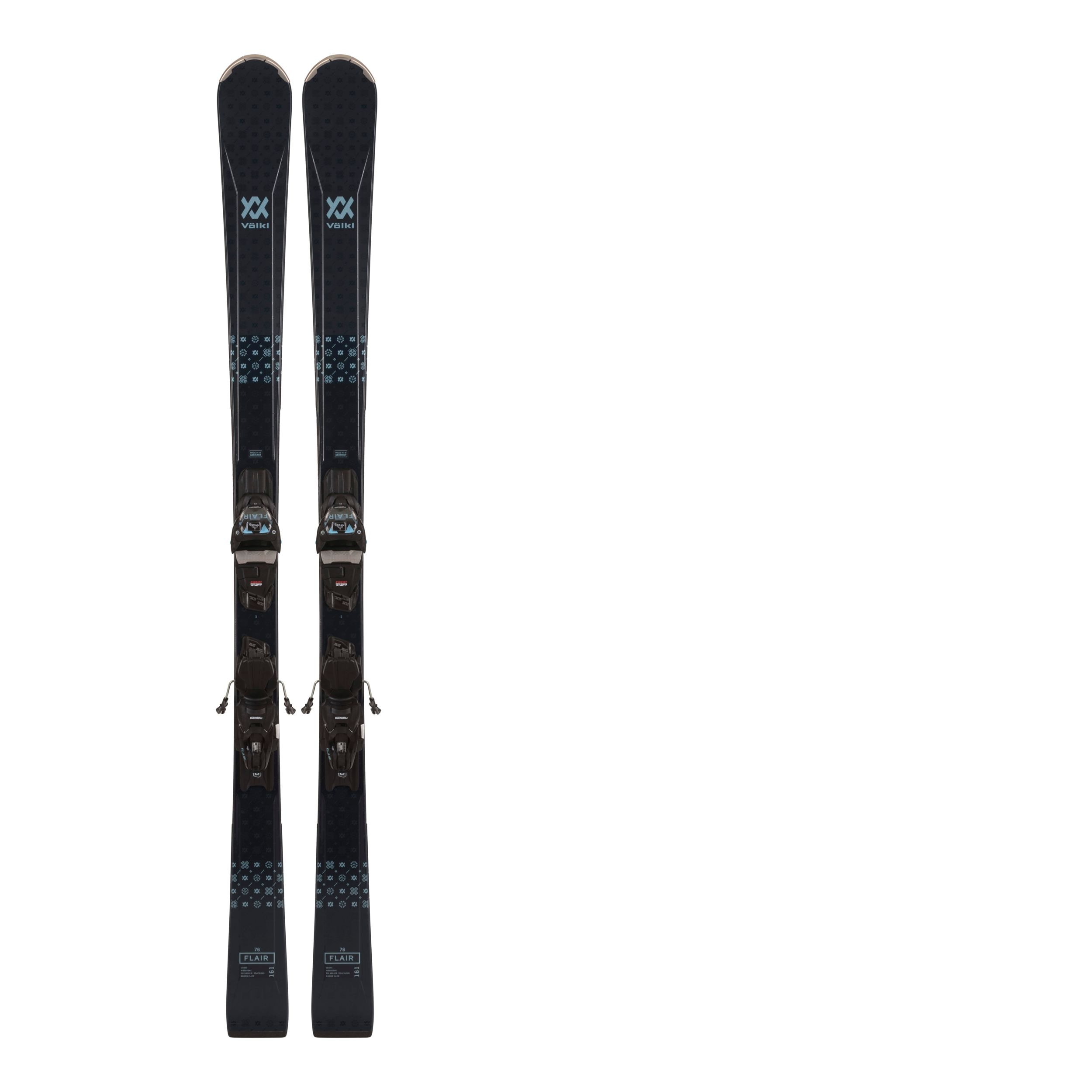 Völkl Women's Kit Flair Lightweight Skis 2023 With Vmotion 11 Bindings