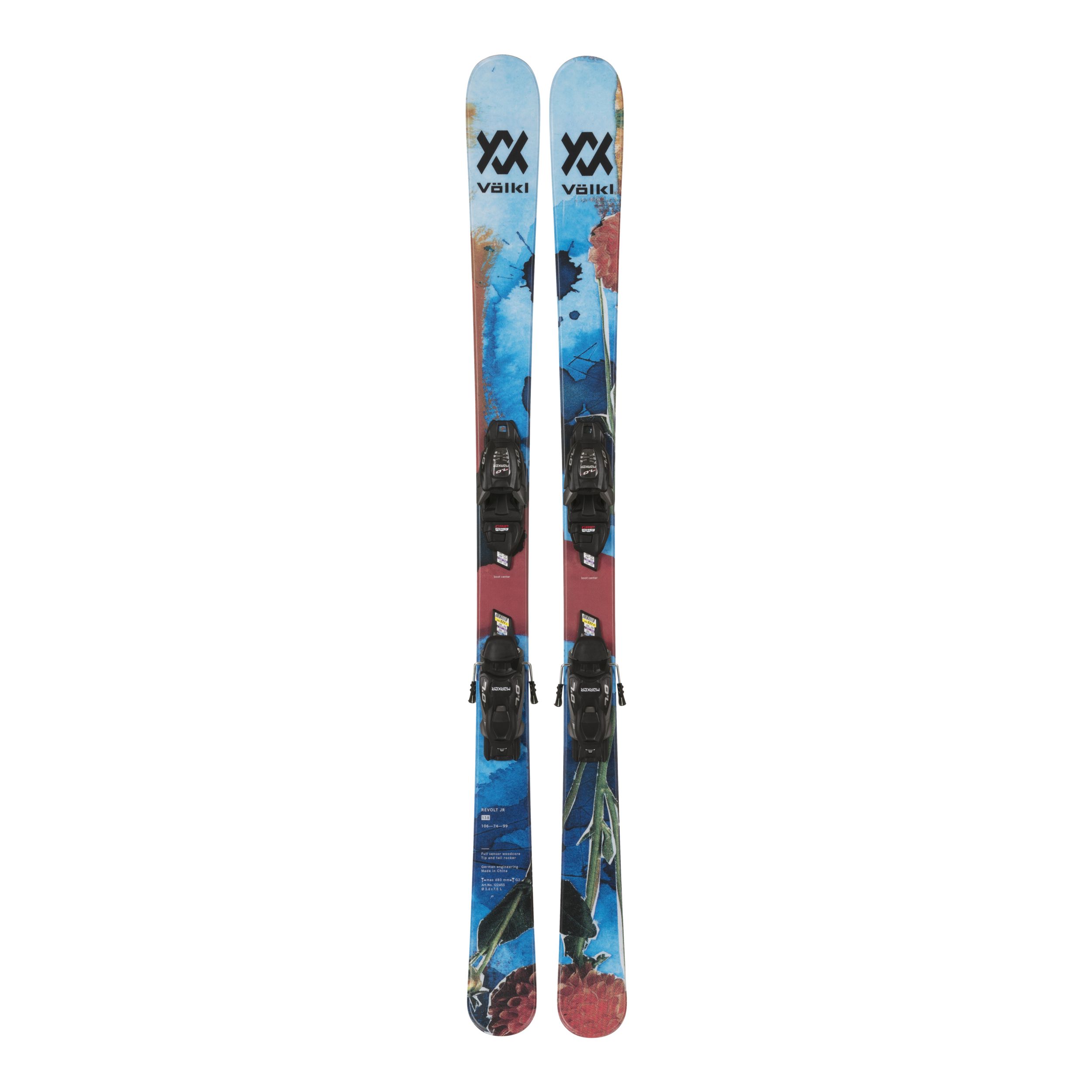 Volkl Kit Revolt Junior Skis 2023 & Vmotion 7.0 Bindings