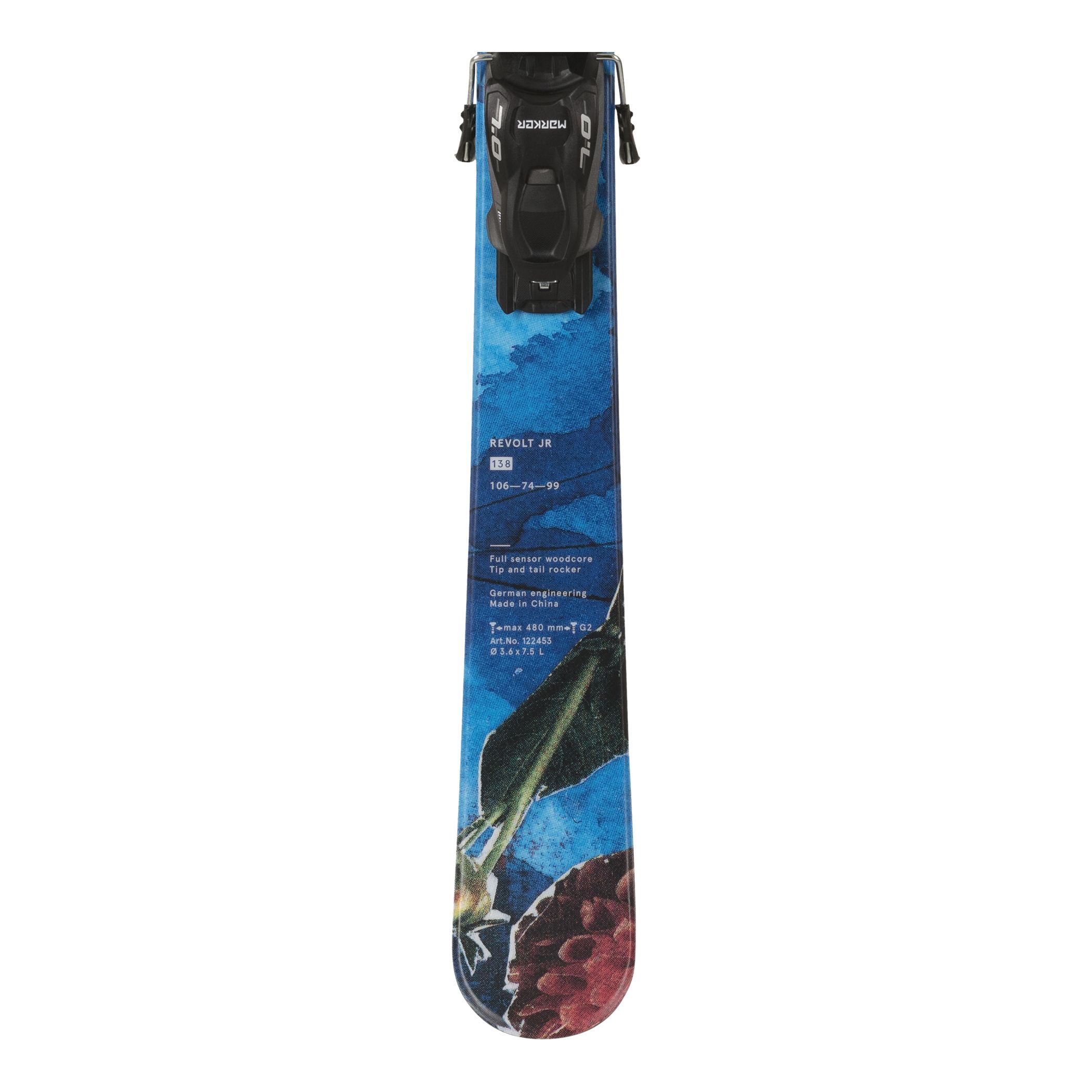 Volkl Kit Revolt Junior Skis 2023 & Vmotion 7.0 Bindings