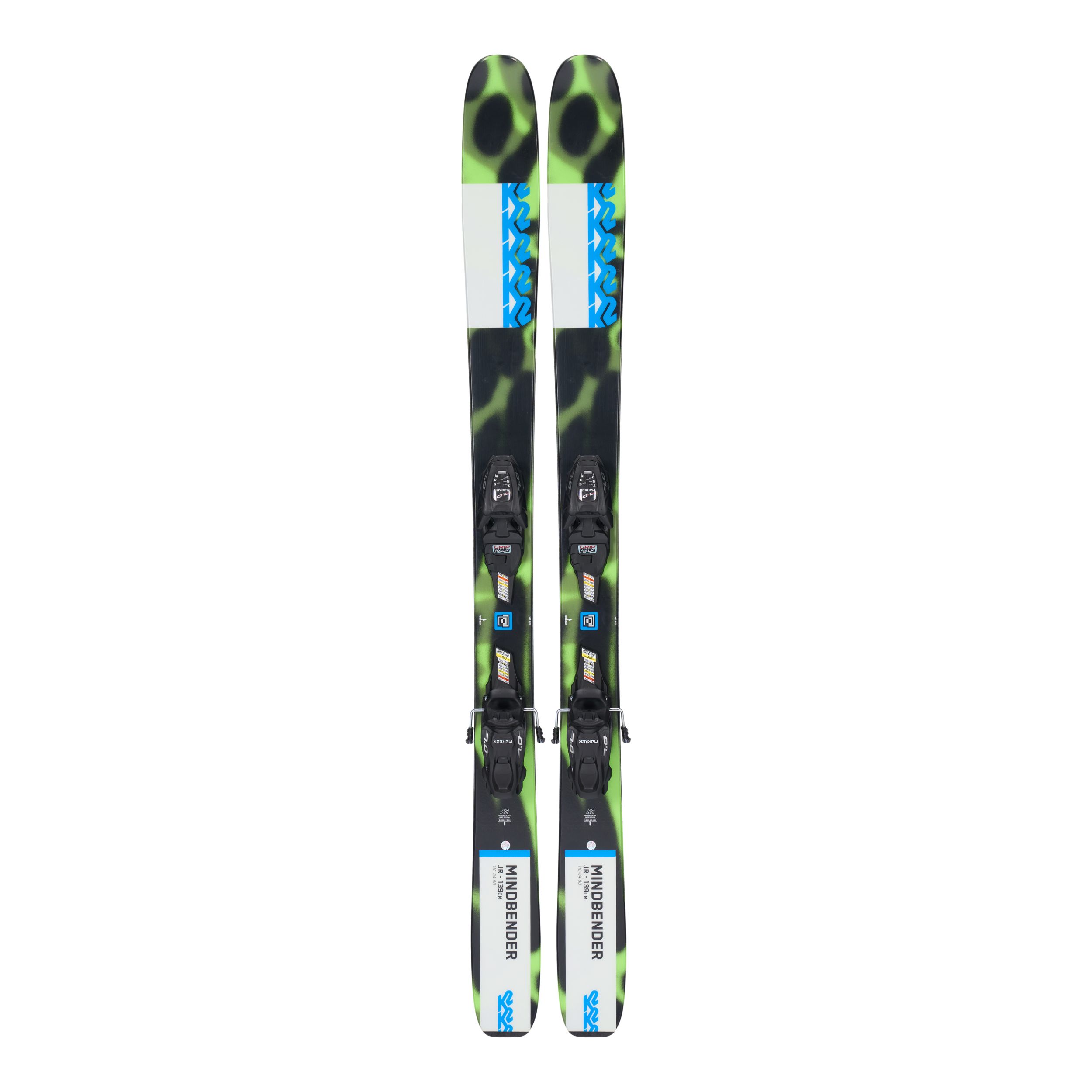 K2 Mindbender Junior Skis 2023 & 7.0 FDT Bindings
