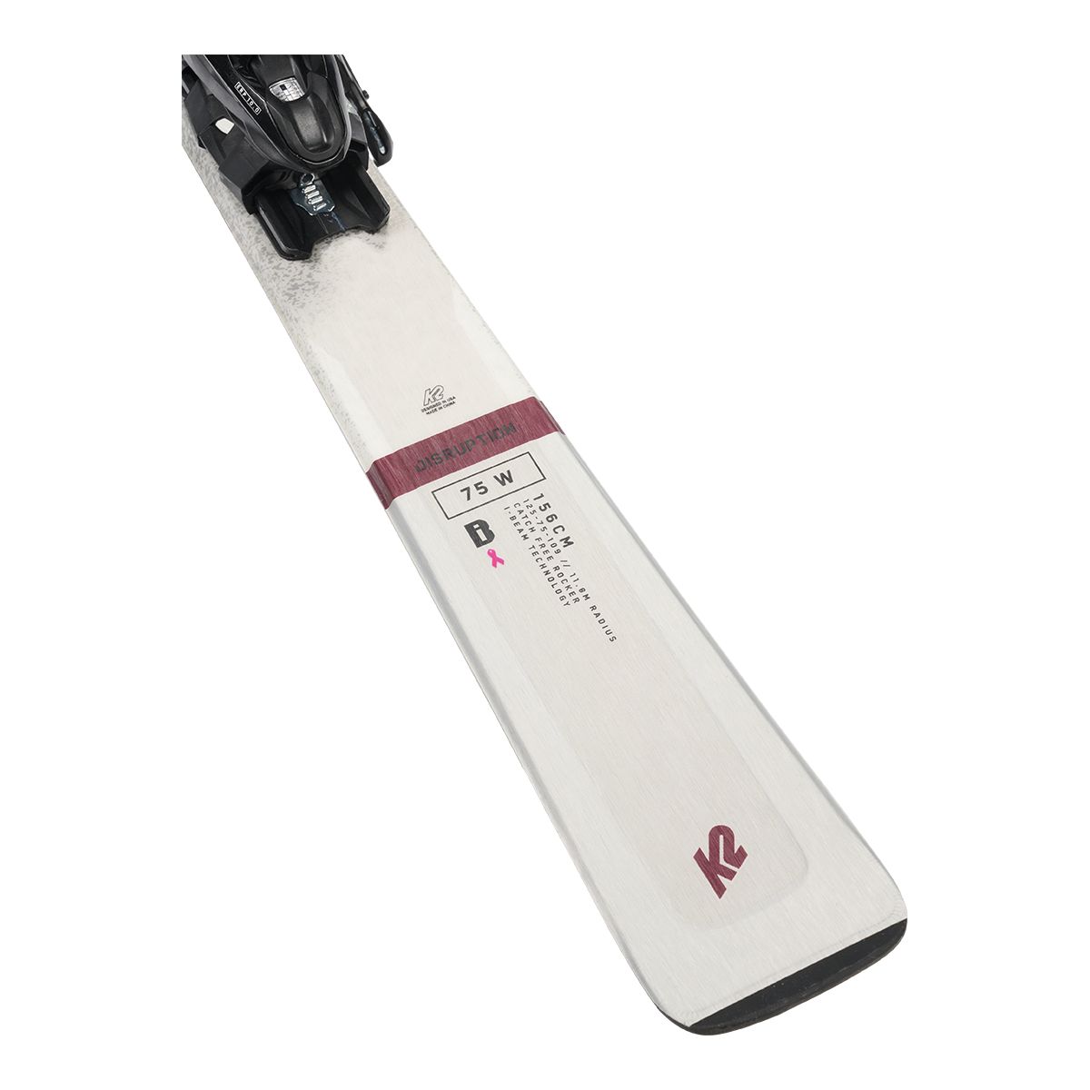 K2 Disruption 75 Alliance Women's Skis 2023 & Marker ERP 10 Bindings