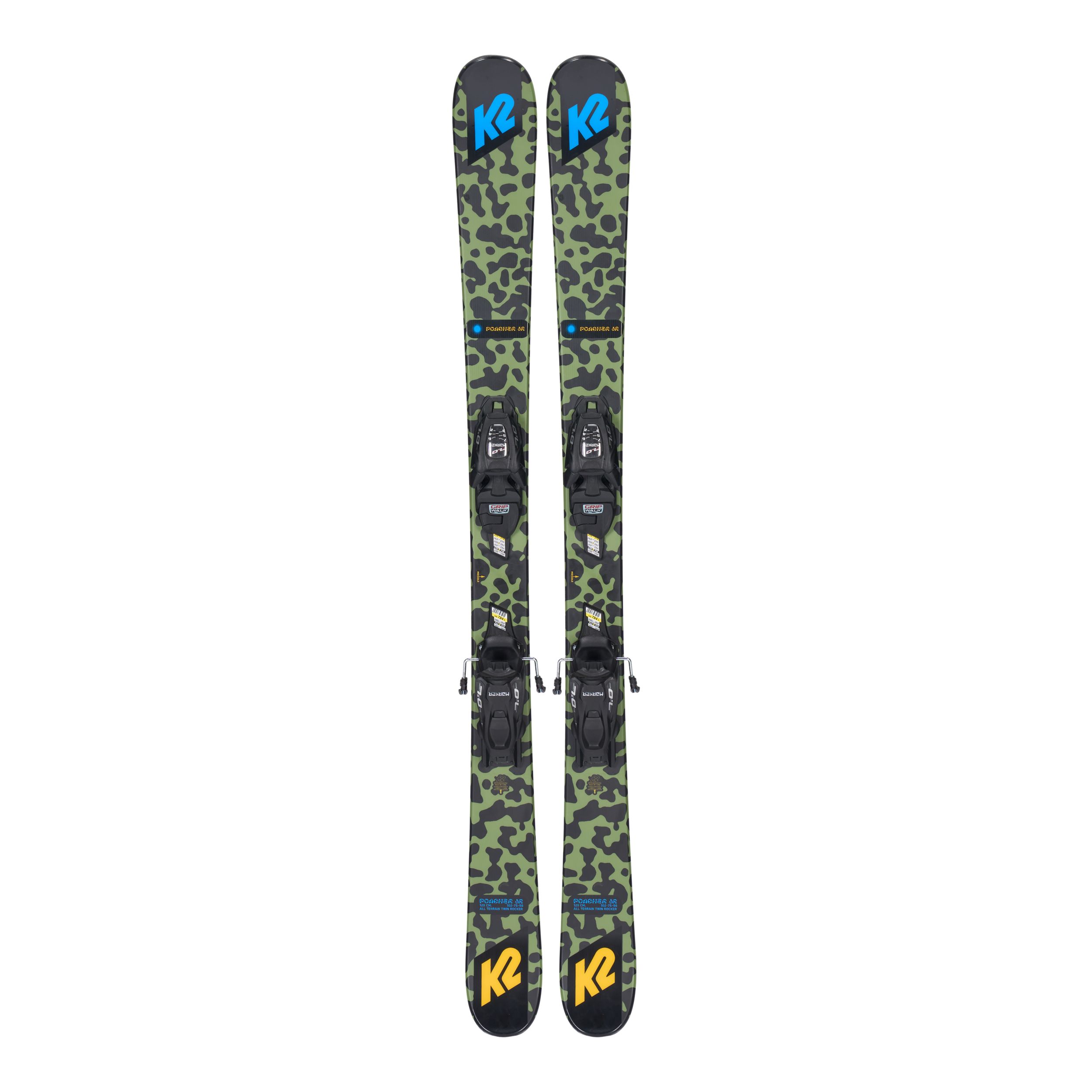 K2 Poacher Junior Skis 2023 with FDT 7.0 Bindings