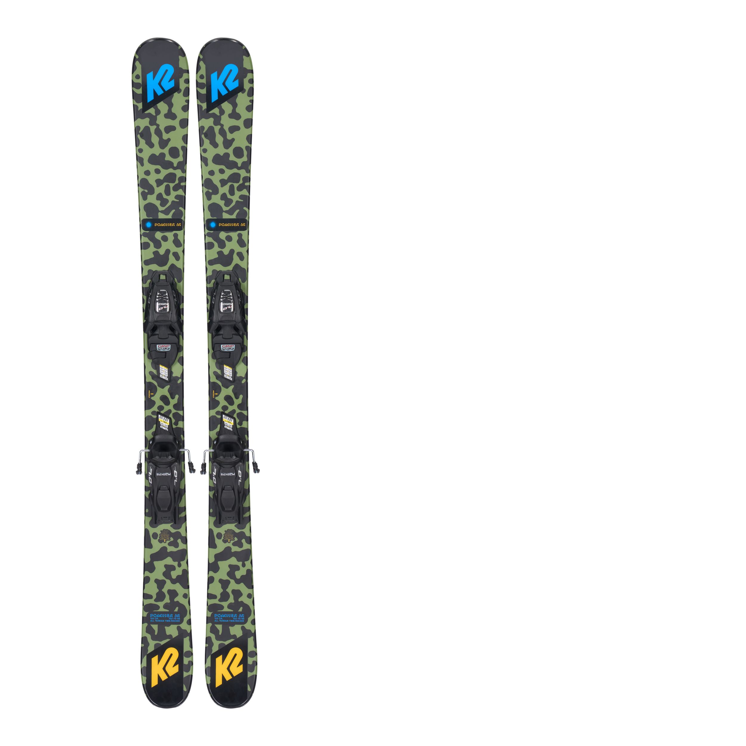 K2 Poacher Junior Skis 2023 with FDT 7.0 Bindings