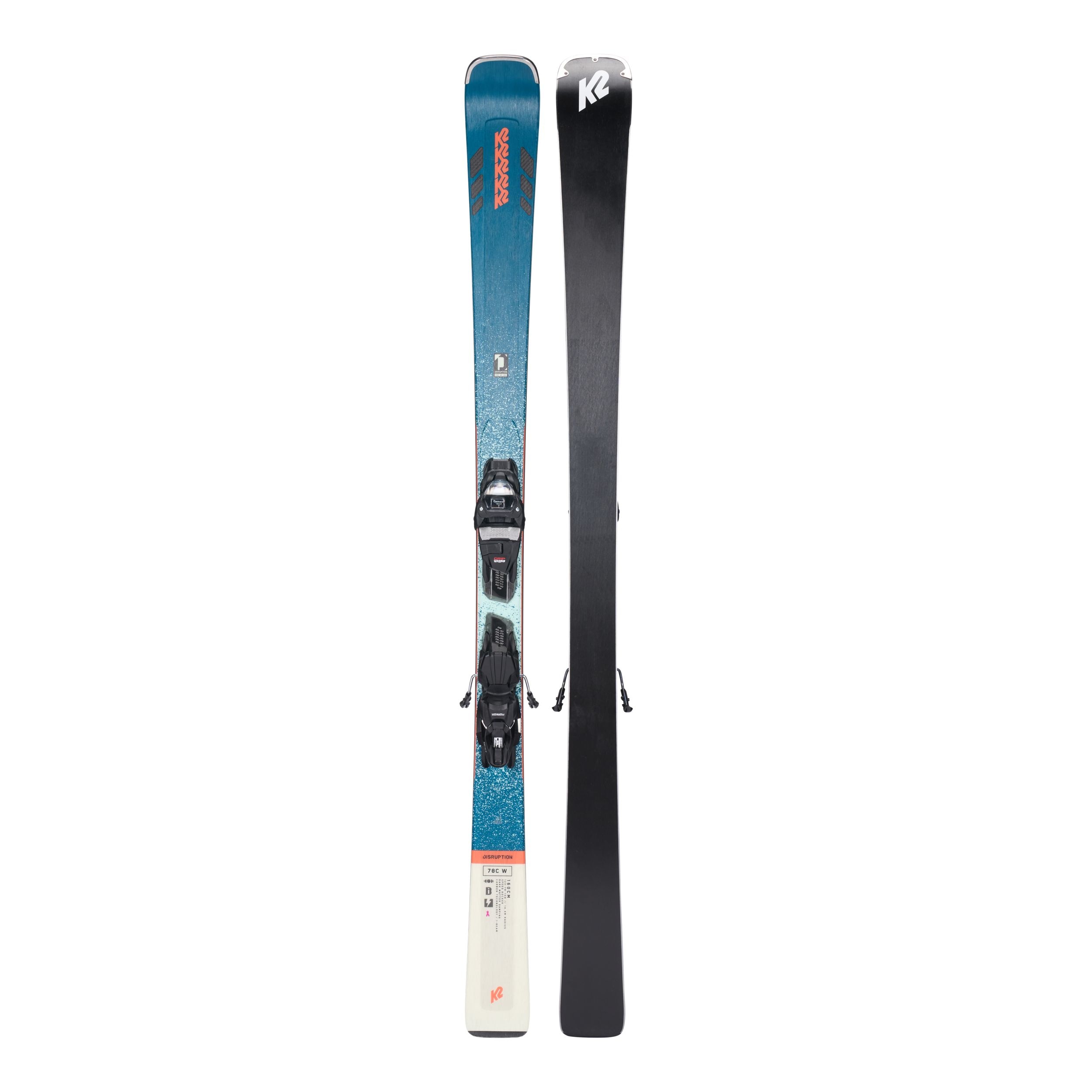 K2 Disruption 78C Alliance Women's Skis 2023 & Marker ER3 10 Quikclik Bindings