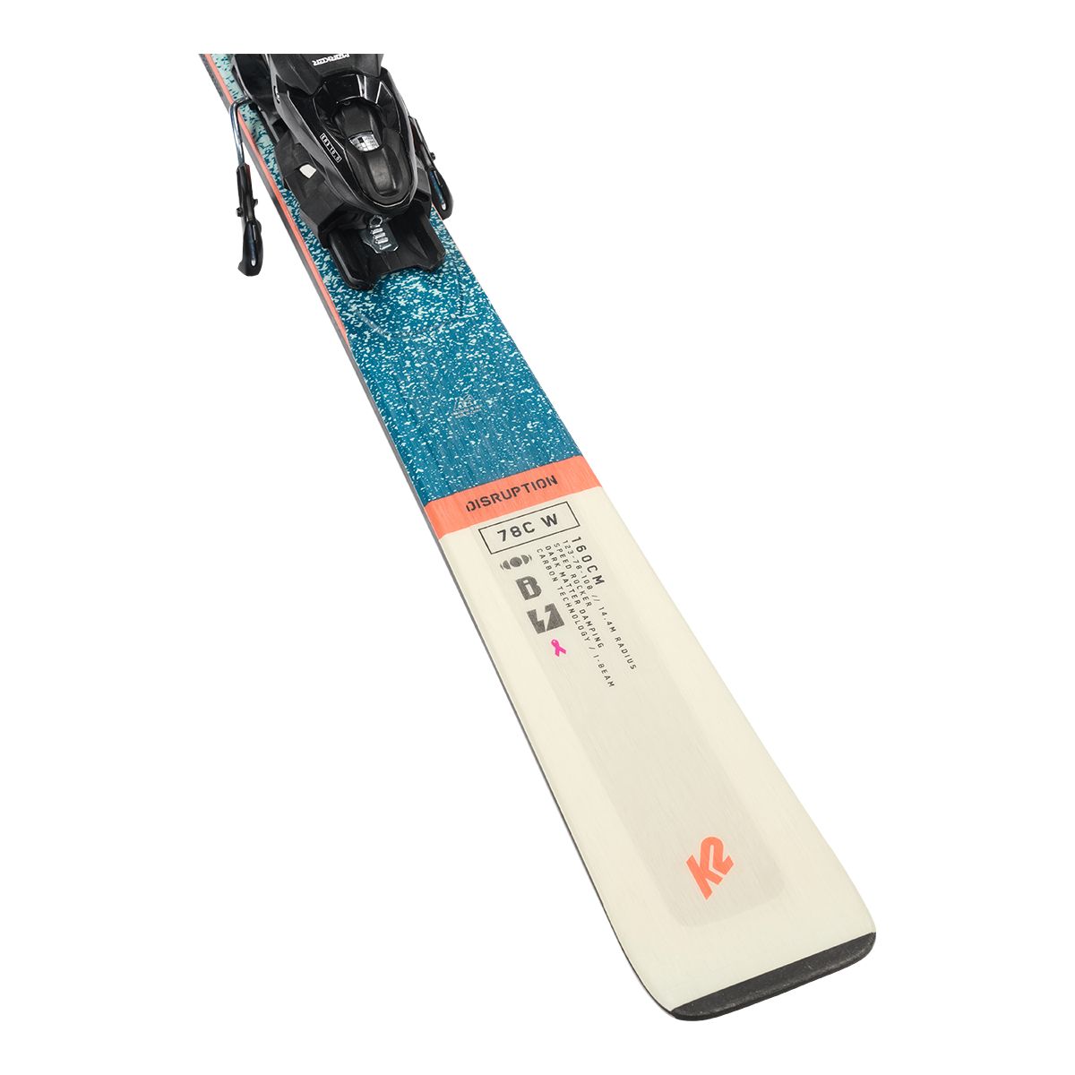 K2 Disruption 78C Alliance Women's Skis 2023 & Marker ER3 10 Quikclik Bindings