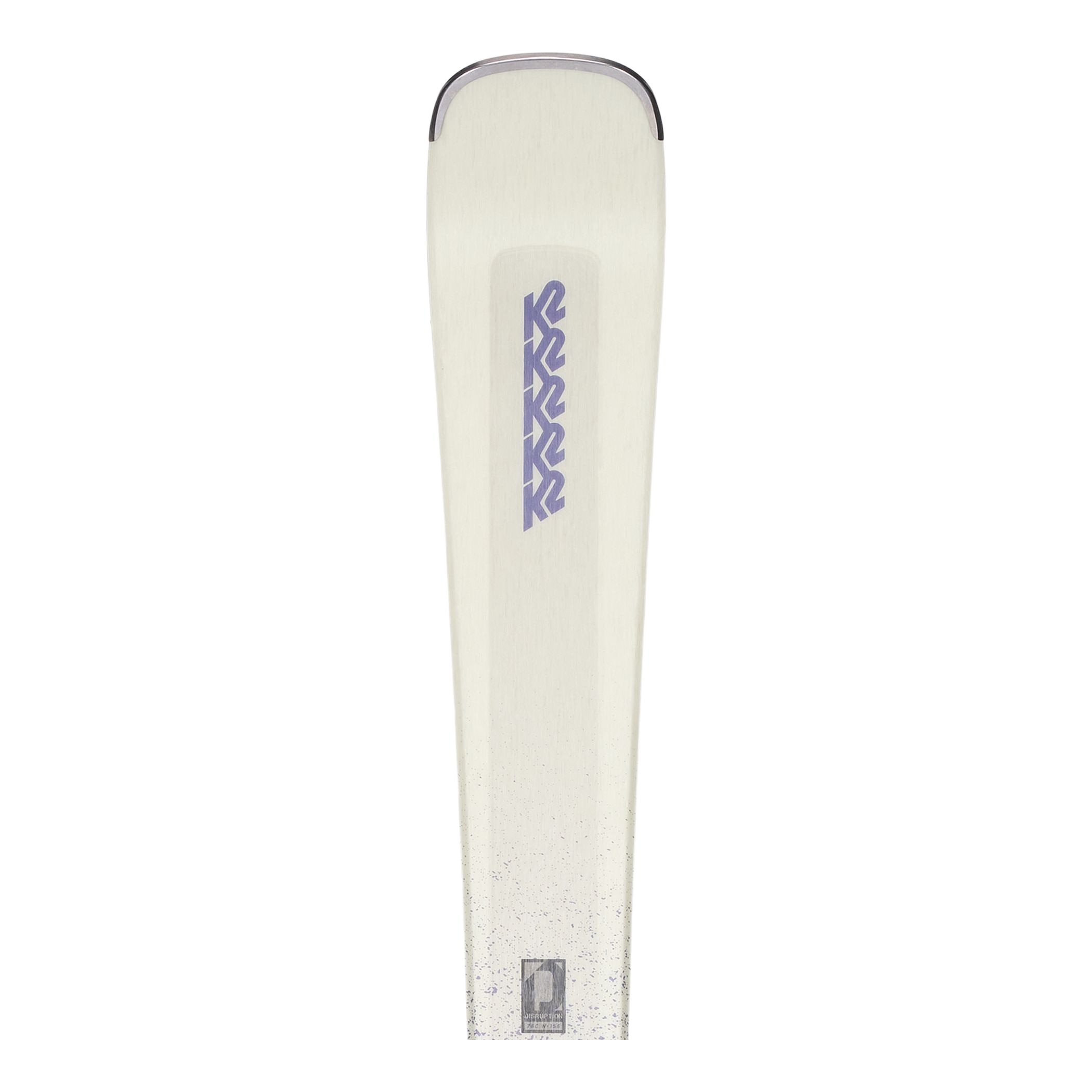 K2 Women's Disruption Alliance Lightweight Skis 2023 With Marker ER3 10 Quikclik Bindings