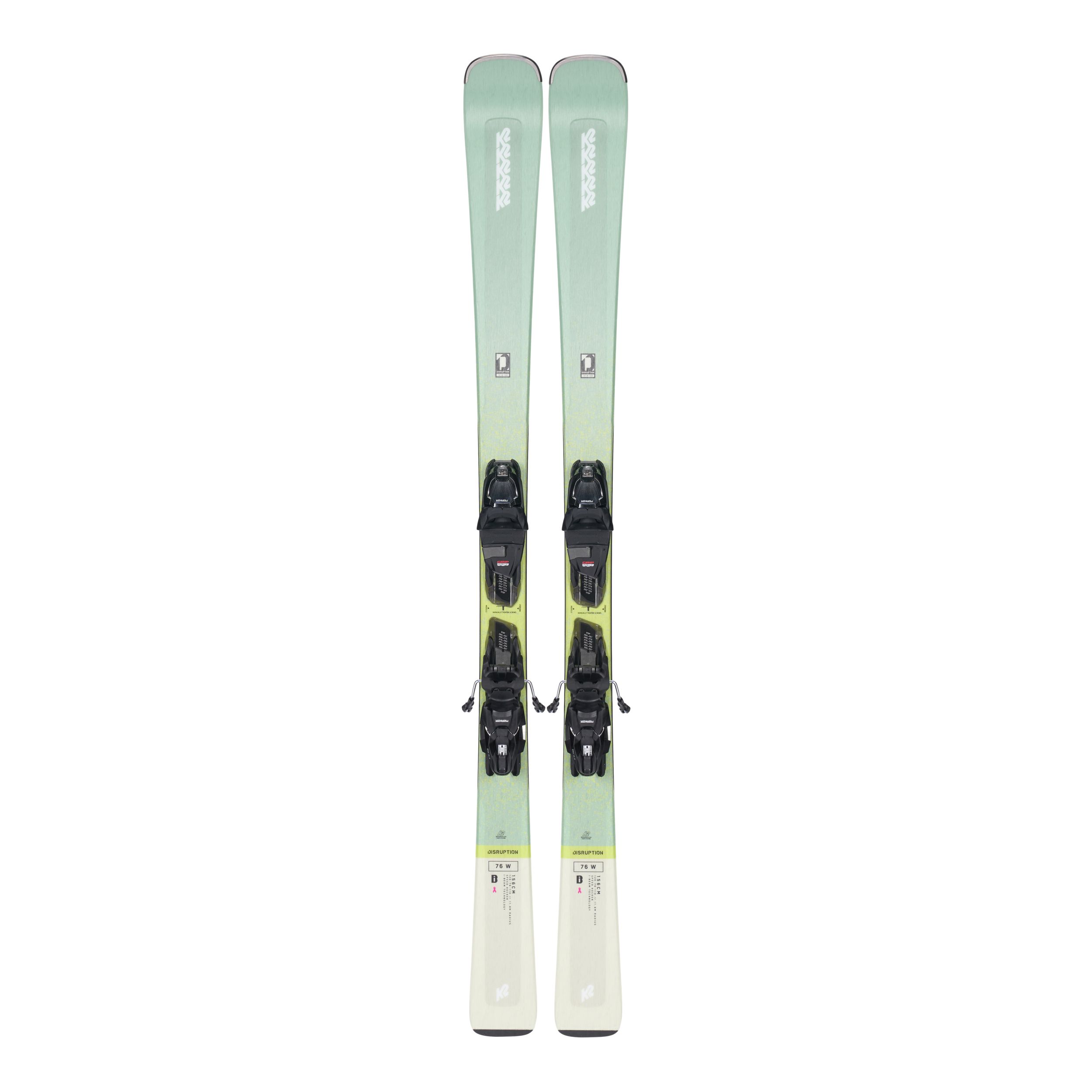 K2 Disruption 76 Alliance Women's Skis 2023 & ERP 10 K2 Disruption 76 Alliance Women's Skis 2023 & ERP 10