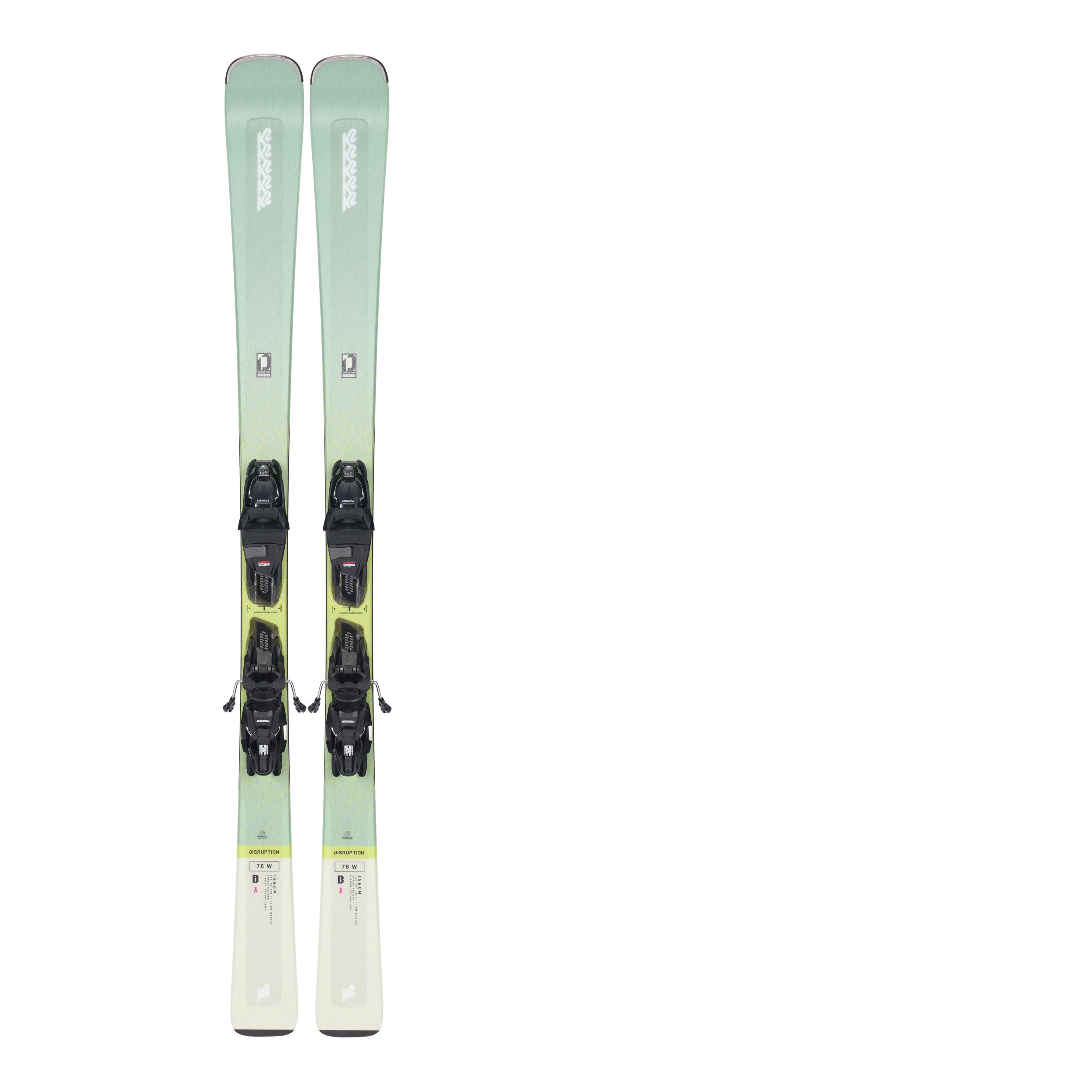 K2 Disruption 76 Alliance Women's Skis 2023 & ERP 10 K2 Disruption 76 Alliance Women's Skis 2023 & ERP 10