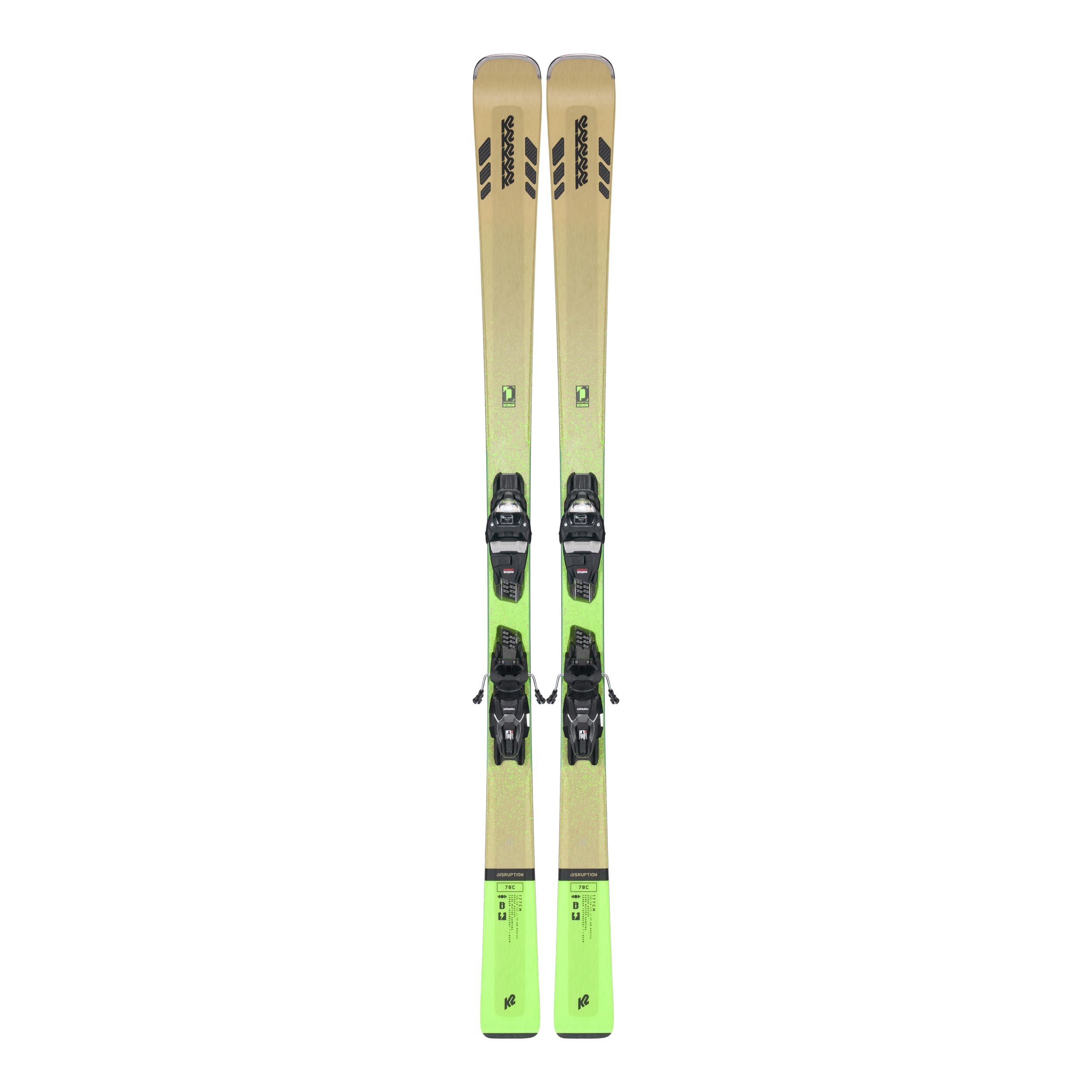 K2 Disruption 78C Men's Skis 2023 & Marker M3 11 Compact Bindings