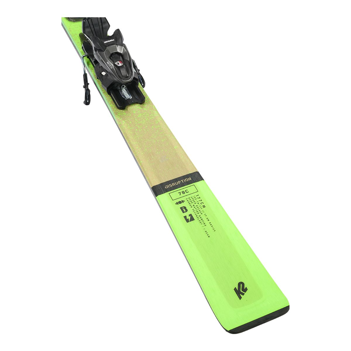 K2 Men's Disruption 78C Skis 2023 with Marker M3 11 Compact Bindings