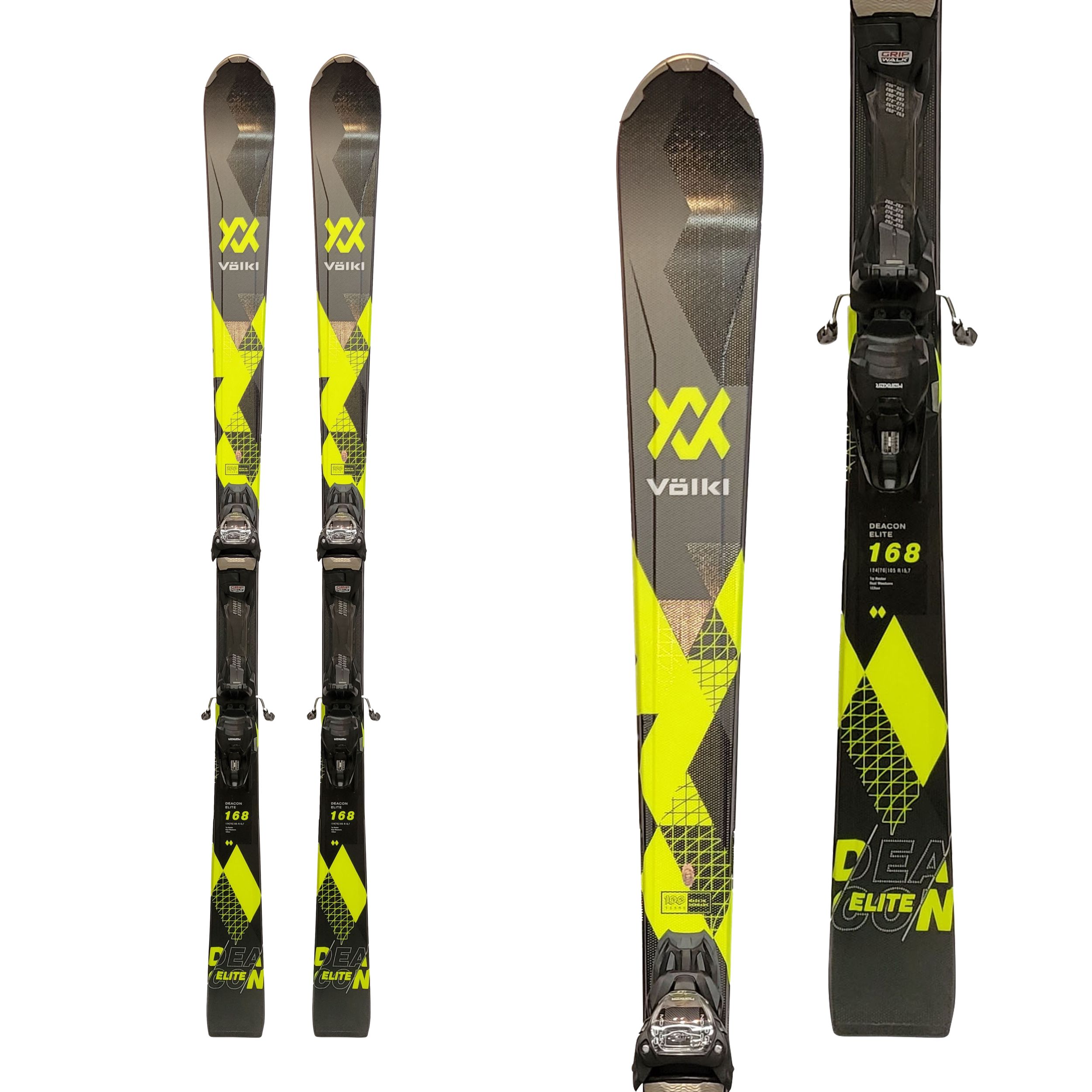 Volkl Kit Deacon Elite Men's Skis 2023 & Vmotion2 Bindings