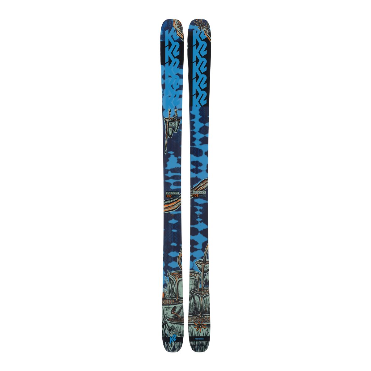 K2 Men's Reckoner 102 Twin Tip Skis 2024
