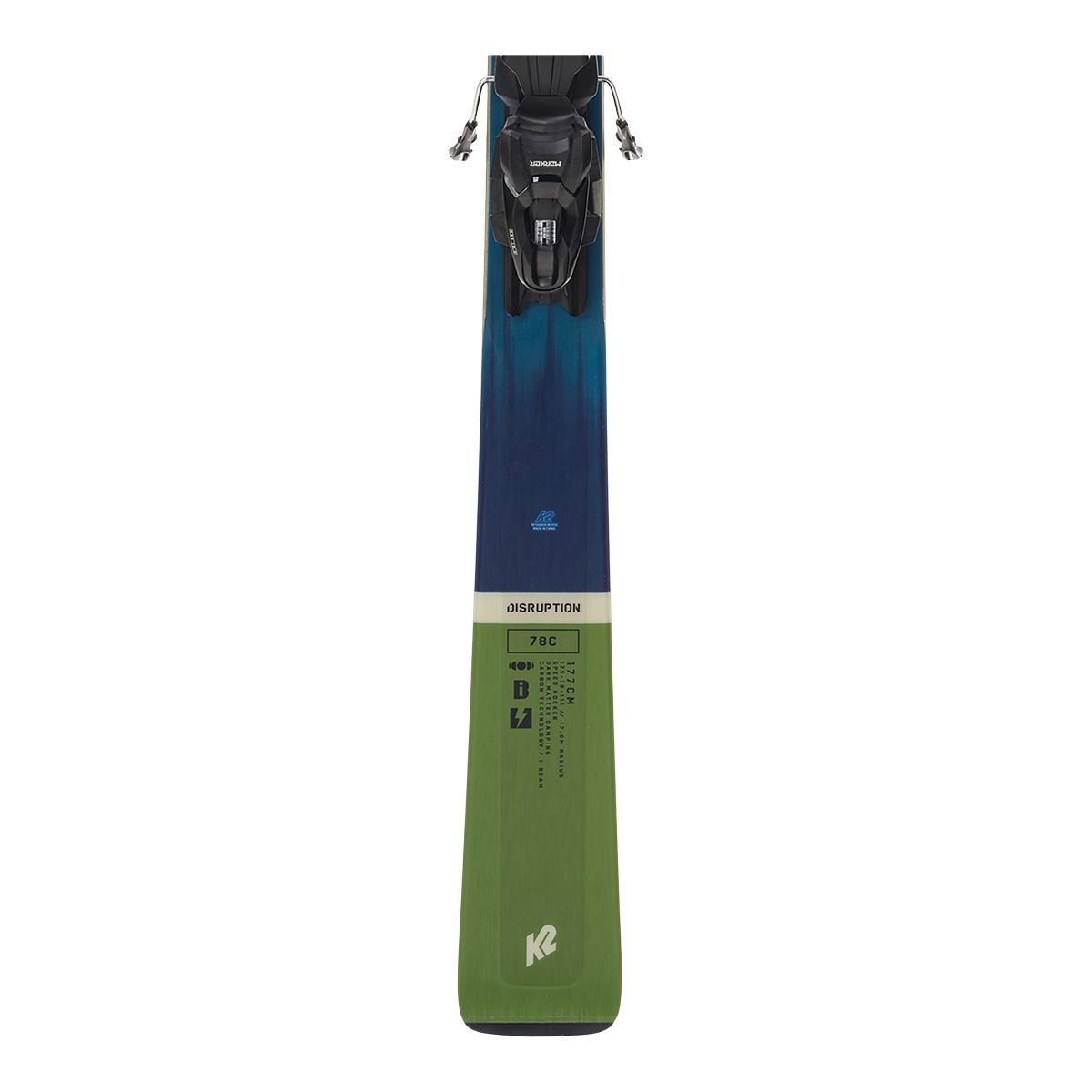 K2 Men's Disruption 78C Skis 2024 with Quikclik Free Bindings