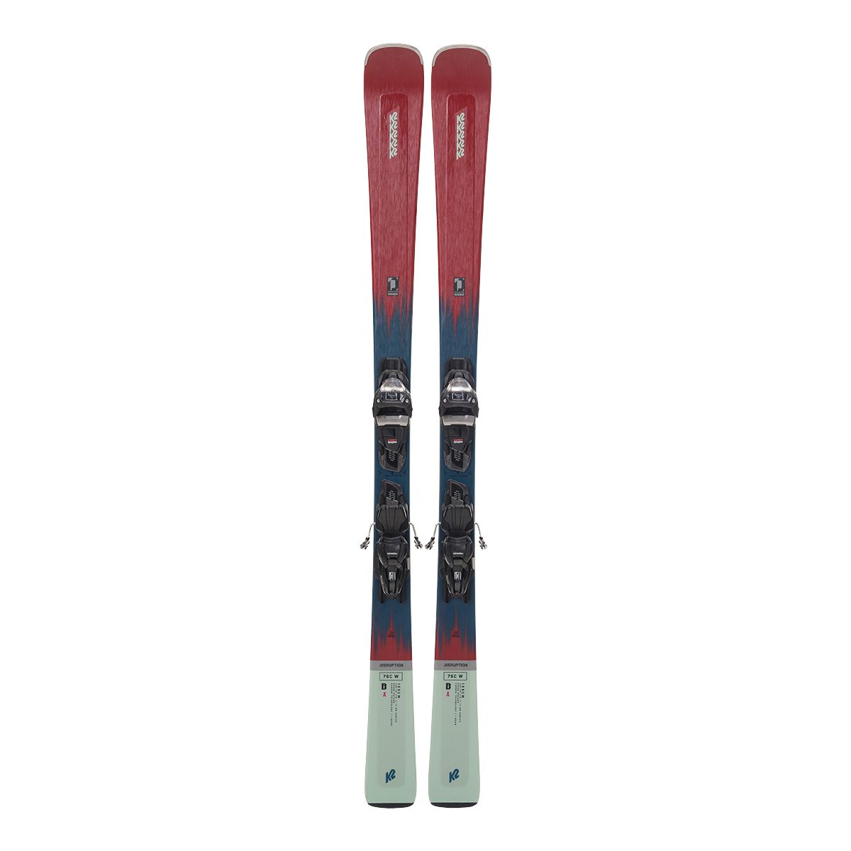 K2 Women's Disruption Piste Skis 2024 With Quikclik Free Bindings