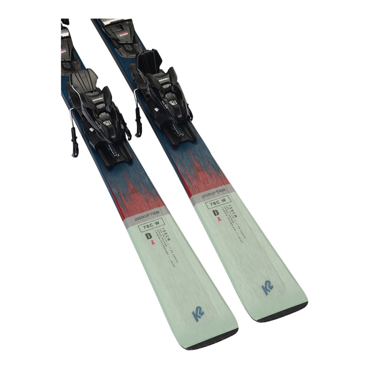 K2 Women's Disruption Piste Skis 2024 With Quikclik Free Bindings