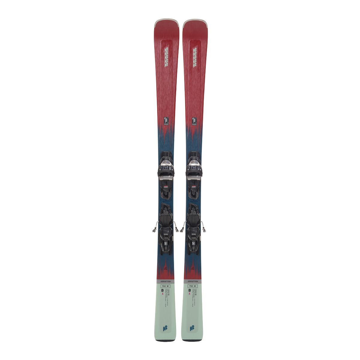 K2 Women's Disruption Piste Skis 2024 With Quikclik Free Bindings