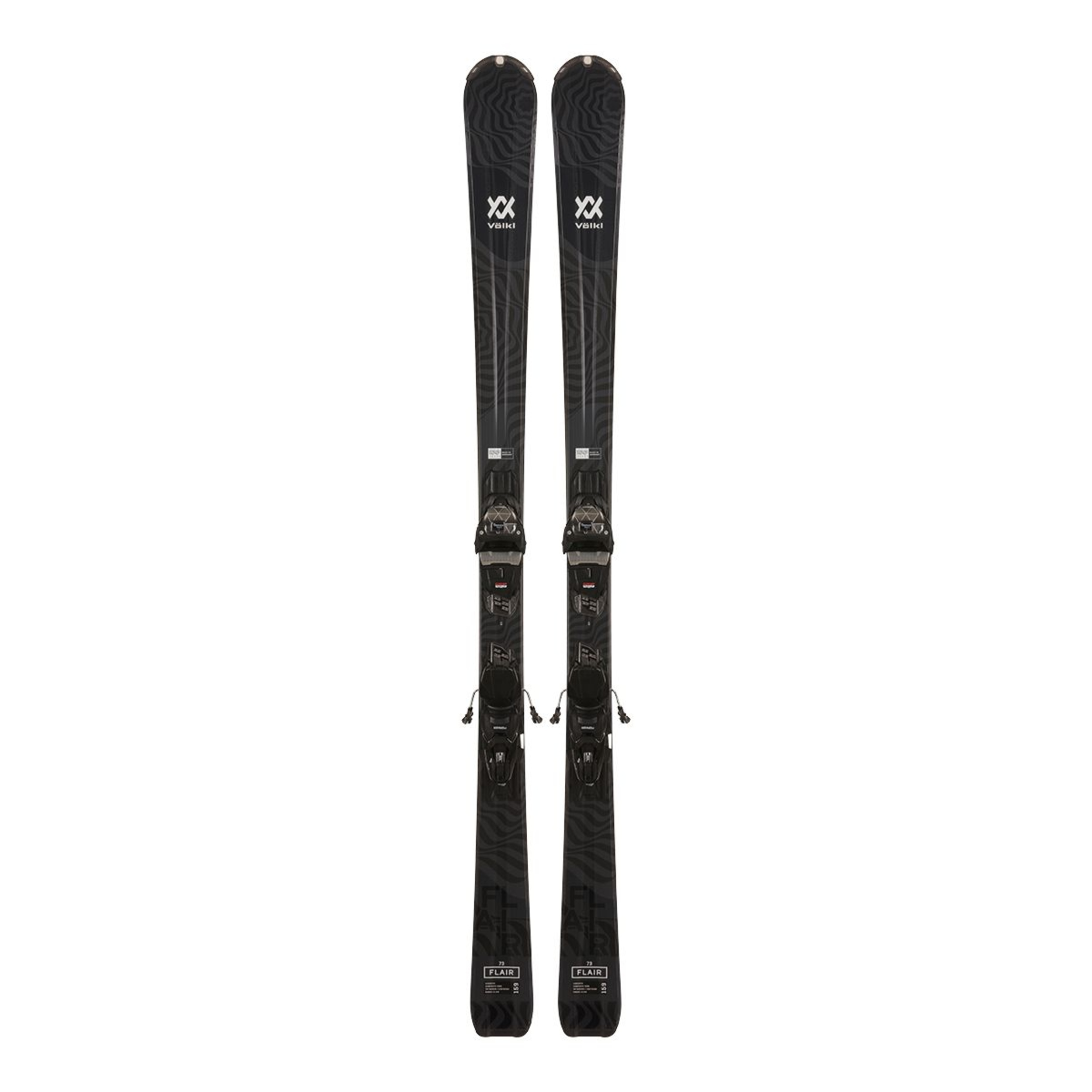 Volkl Women's Kit Flair Recreational Skis 2024 With VMotion 9 Bindings