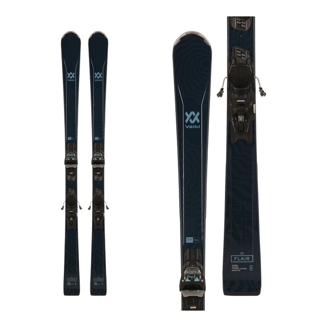 Völkl Women's Kit Flair Lightweight Skis 2024 With VMotion 10 Bindings