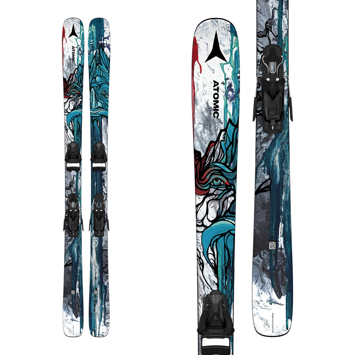 Image of Atomic Men's Bent 85 Skis 2024 with Str12 GW Bindings