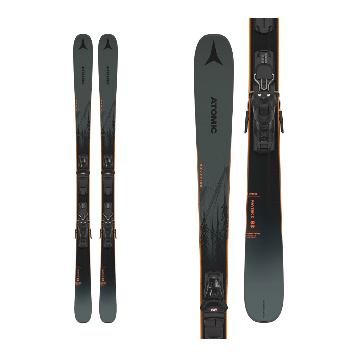 Image of Atomic Men's Maverick 83 Skis 2024 with M10 GW Bindings