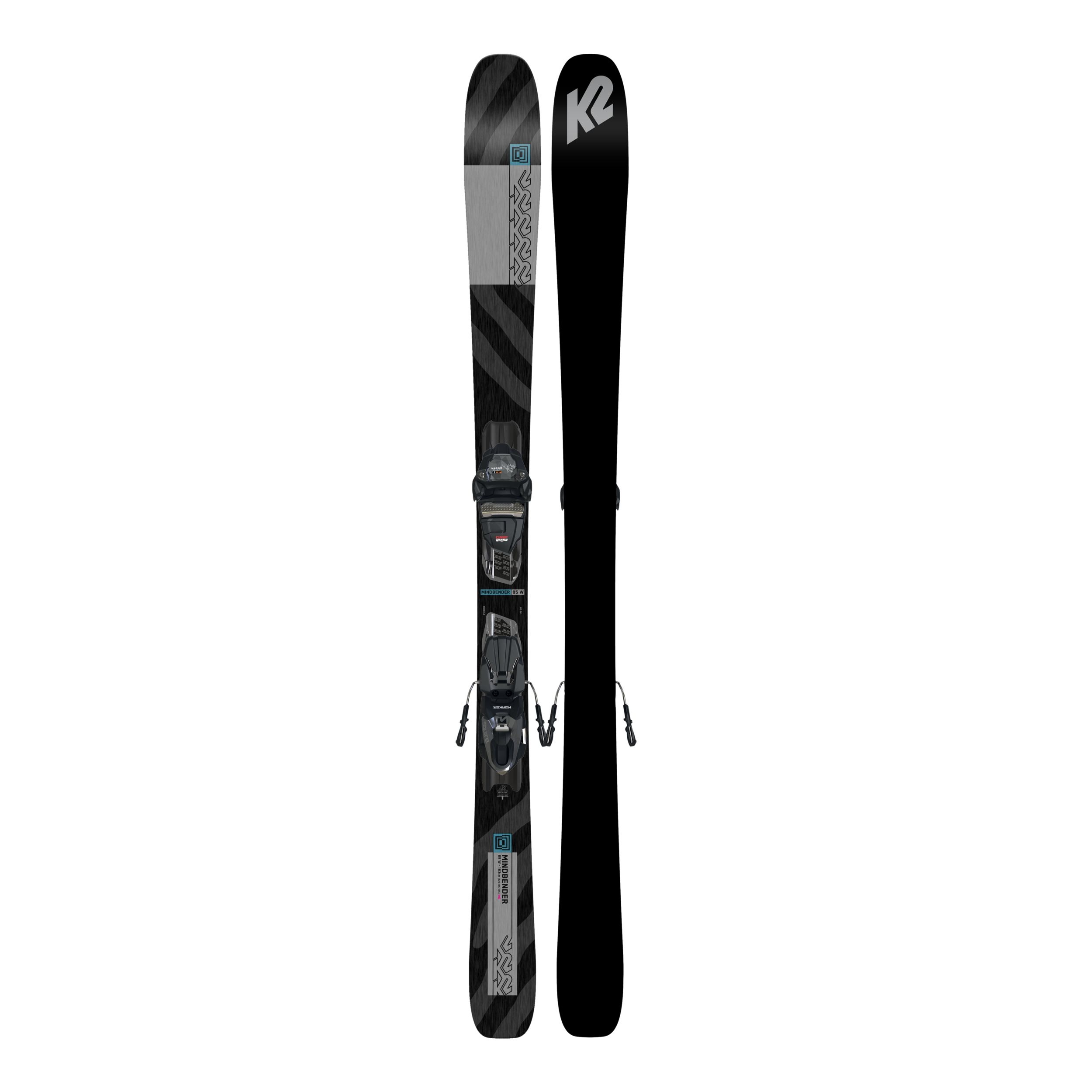 K2 Women's Mindbender Lightweight Skis 2024 With Qlikquik Bindings ...