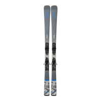 K2 Disruption 76 Men's Skis 2024 & M2 10 Bindings Overhead_Flat