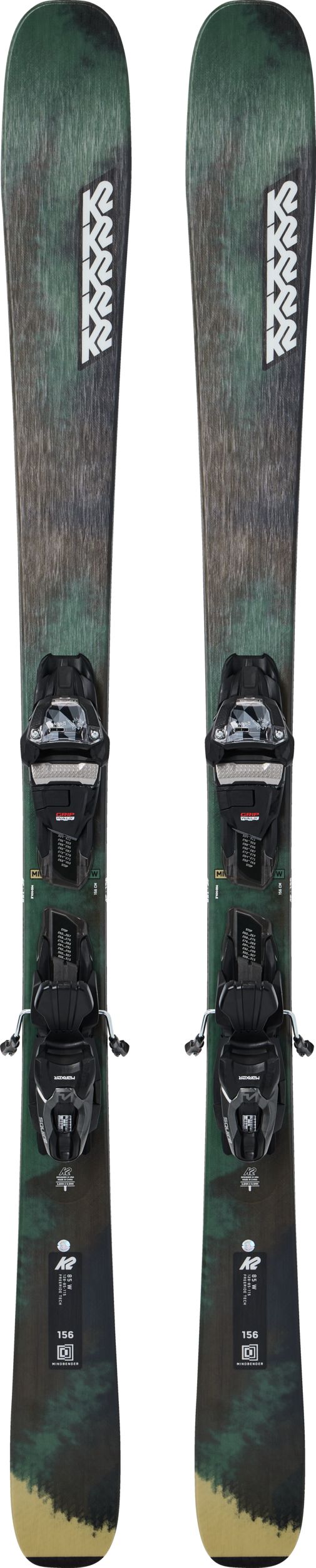 K2 Mindbender 85 Women's Skis 2024 & Squire 10 Bindings