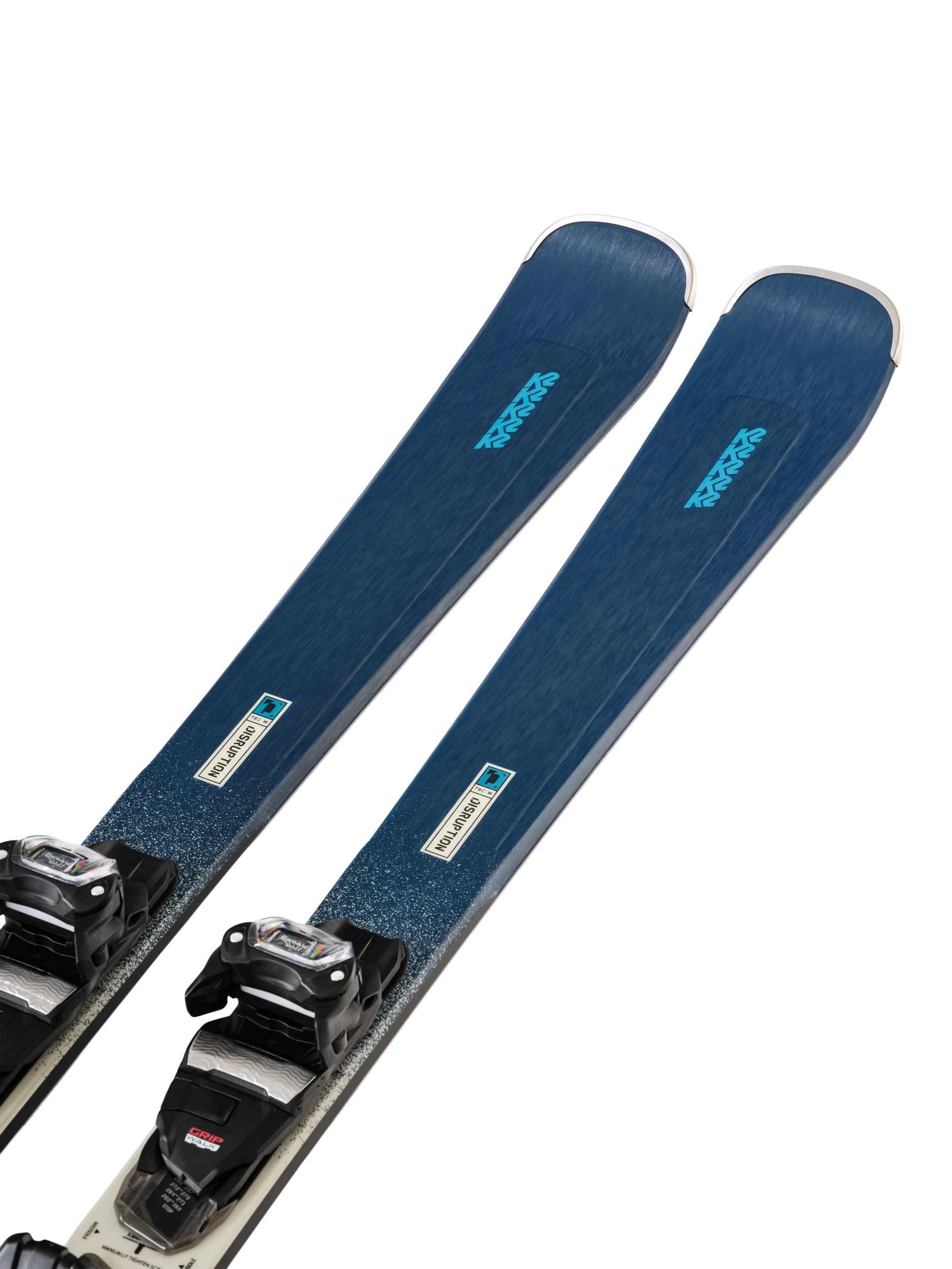 K2 Disruption 76C Women's Skis 2024 & ER3 10 Bindings