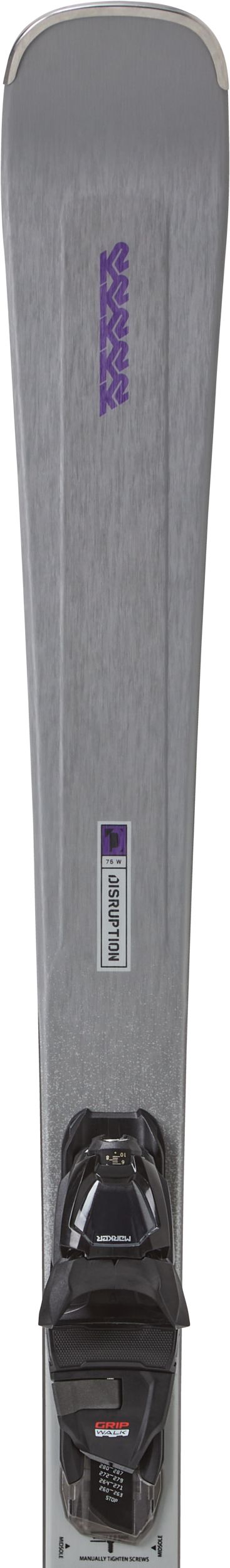 K2 Disruption 76 Women's Skis 2024 & ERP 10 Bindings