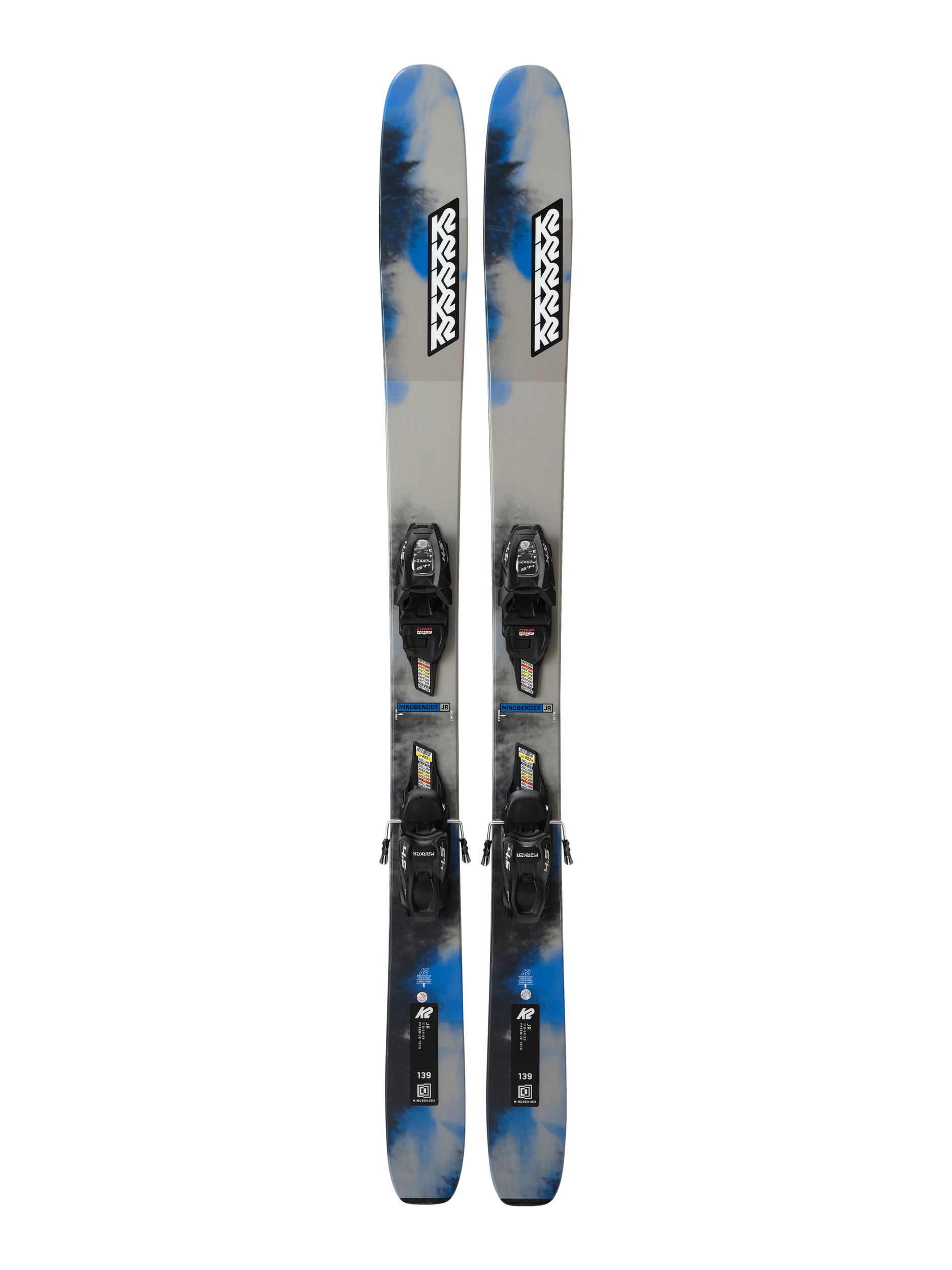 K2 Mindbender Junior Skis 2024 & FDT 7.0 Bindings