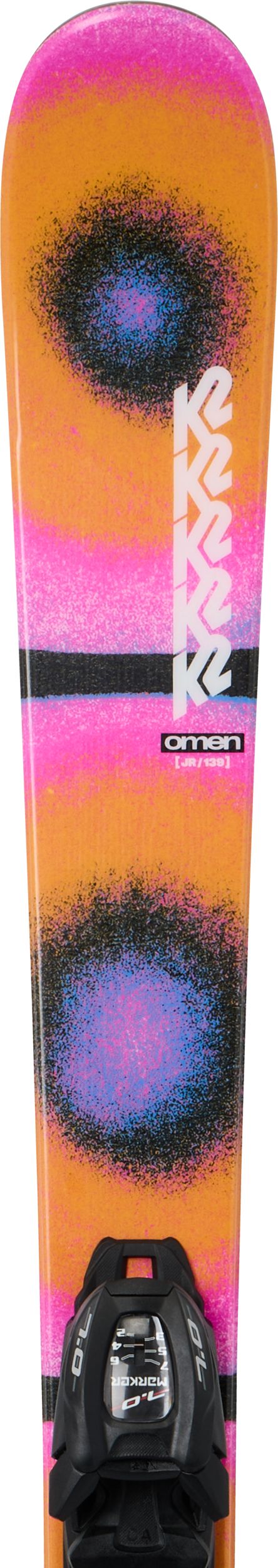 K2 Omen Junior Skis 2024 & FDT 7.0 Bindings