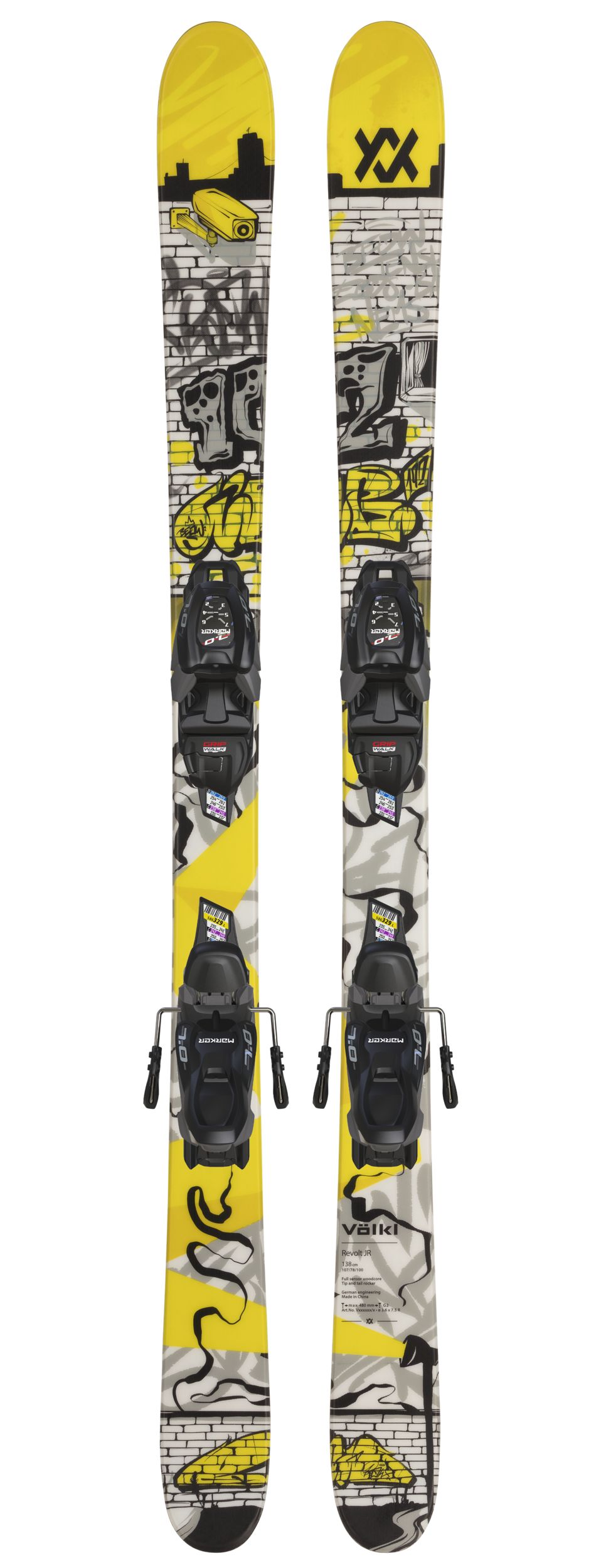 Völkl Revolt Urban Junior Skis 2024 & vMotion Bindings