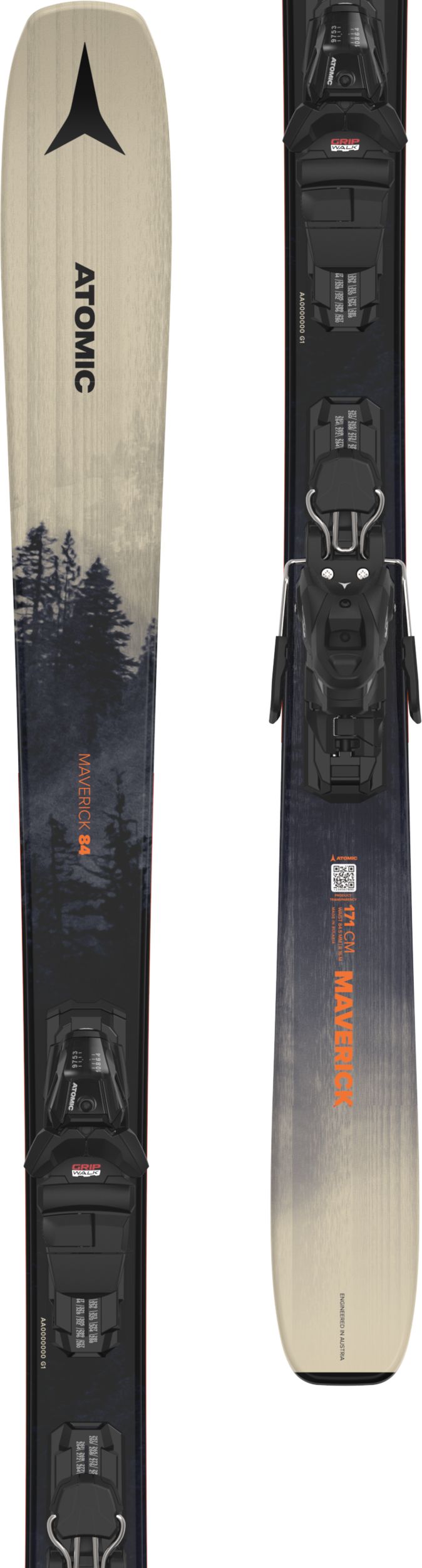 Atomic Maverick 84 Men's Skis 2024 with M10 GW Bindings