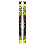 Völkl Racetiger Junior Skis 2024 with vMotion 4.5 Bindings Overhead_Flat