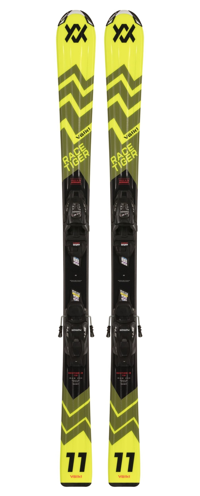 Völkl Racetiger Junior Skis 2024 with vMotion 4.5 Bindings