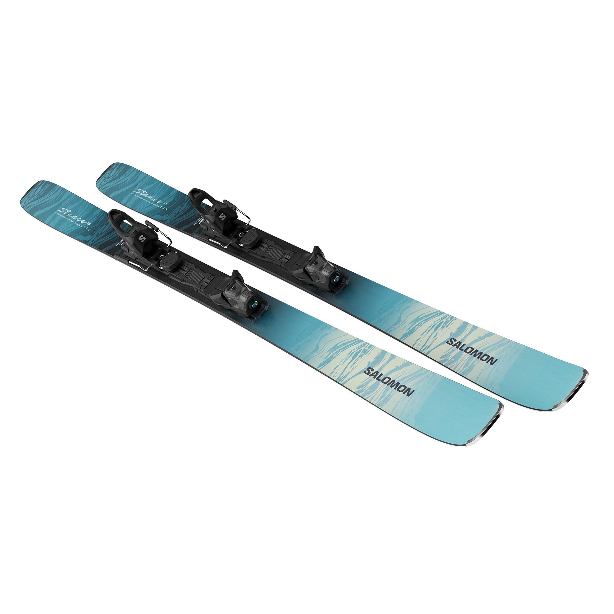 Salomon Stance Women's 80 Flex Skis & M10 GW Bindings