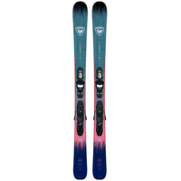 Rossignol Rallybird Junior Skis 2025 & Kid-x Bindings Overhead_Flat