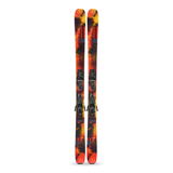 K2 Reckoner Men's 92 Flex Skis & Quikclik Free Bindings Overhead_Flat