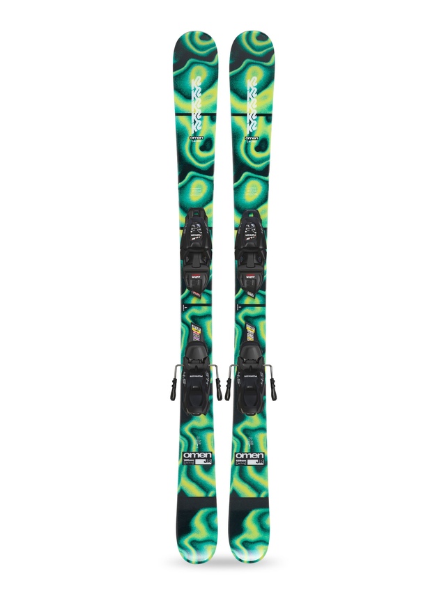 K2 Omen Junior Skis  & FDT 7 Bindings