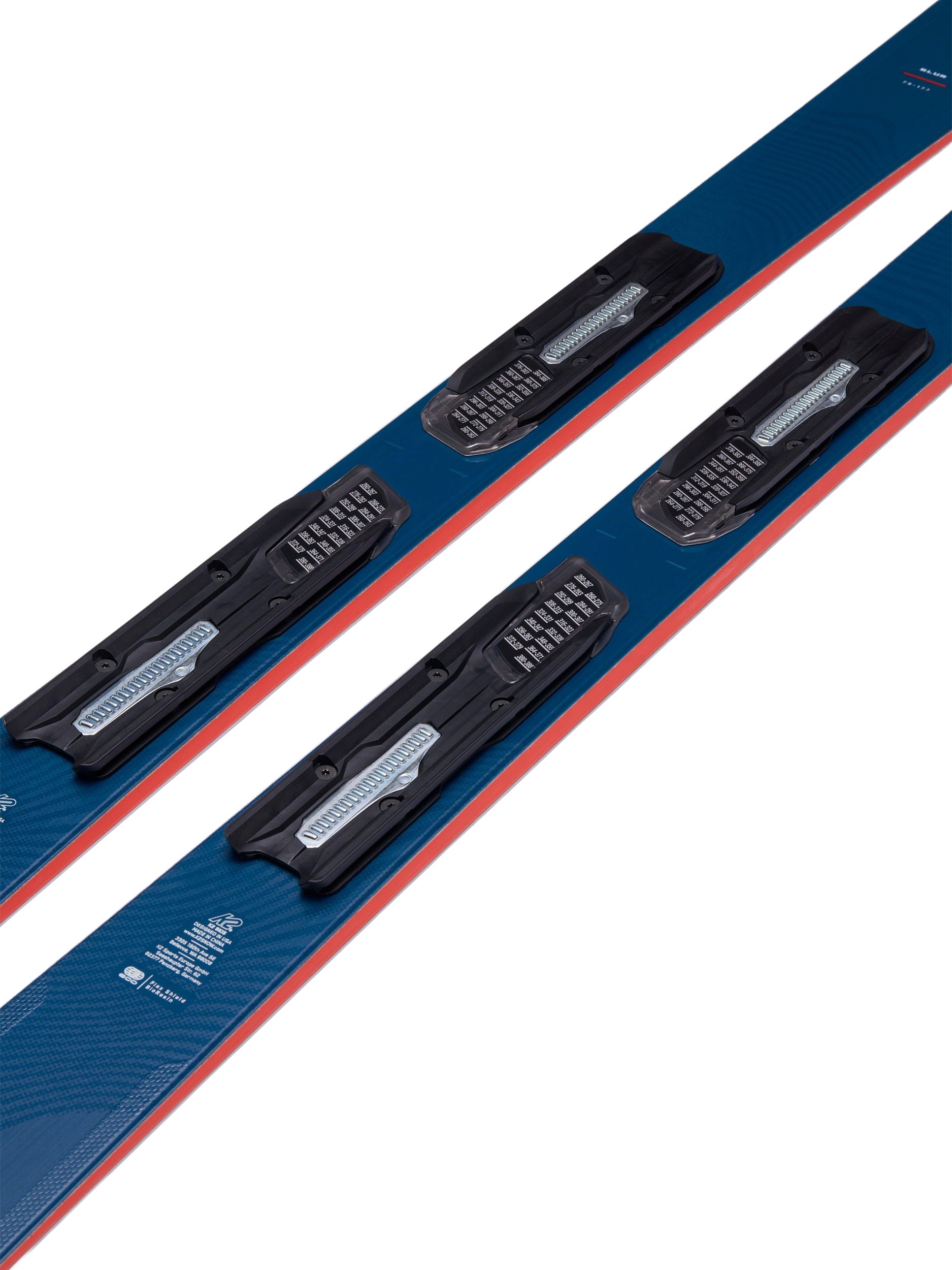 K2 Blur Men's 79 Flex Skis & Quikclik Free Bindings