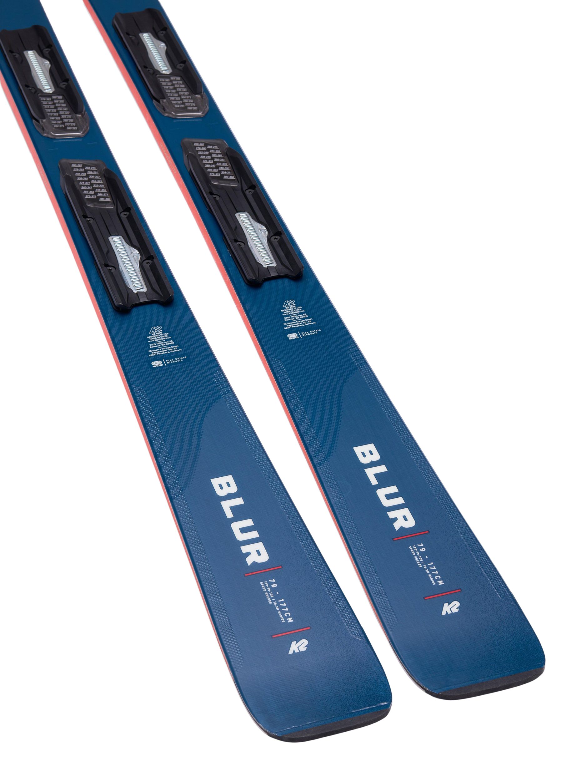 K2 Blur Men's 79 Flex Skis & Quikclik Free Bindings