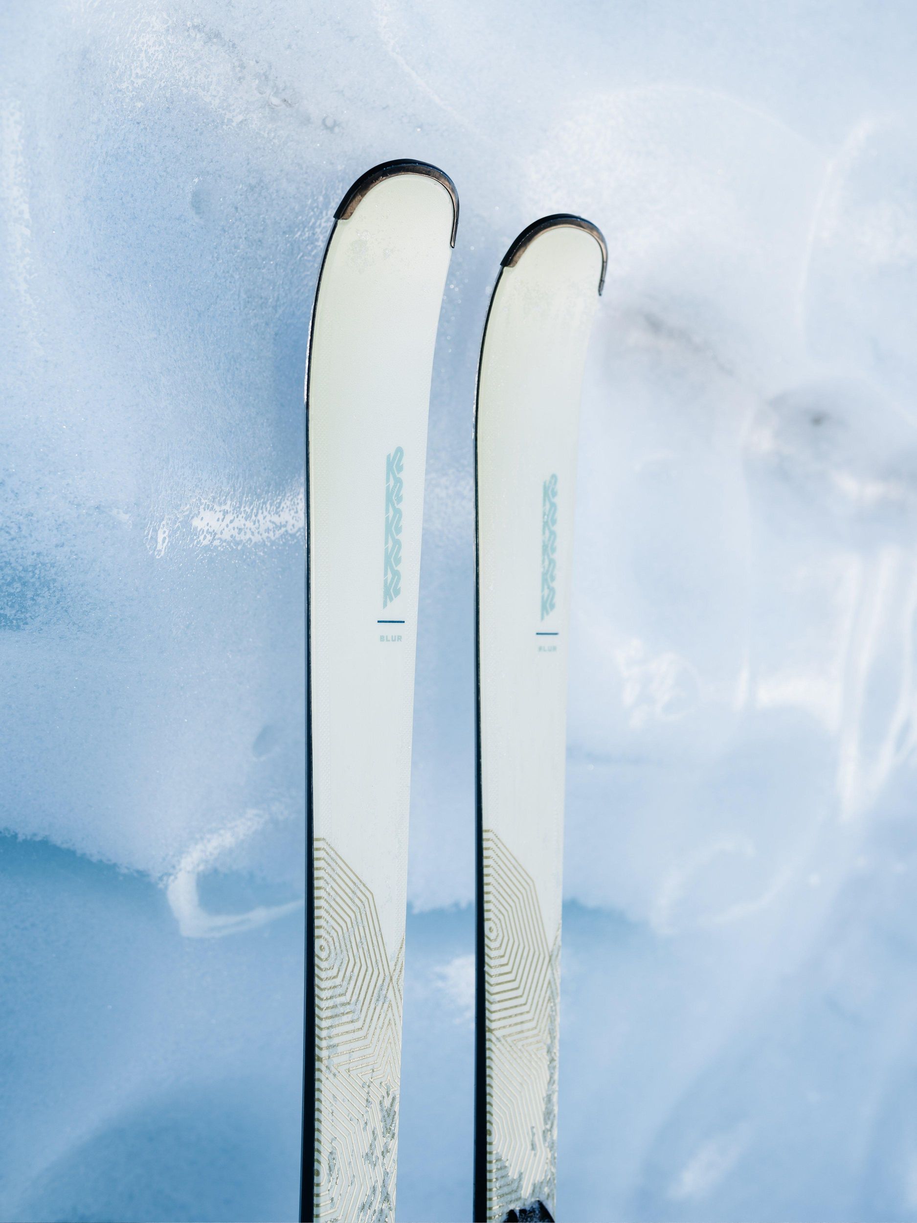 K2 Blur Women's 79 Flex All-Mountain Skis & Quikclik Free Bindings