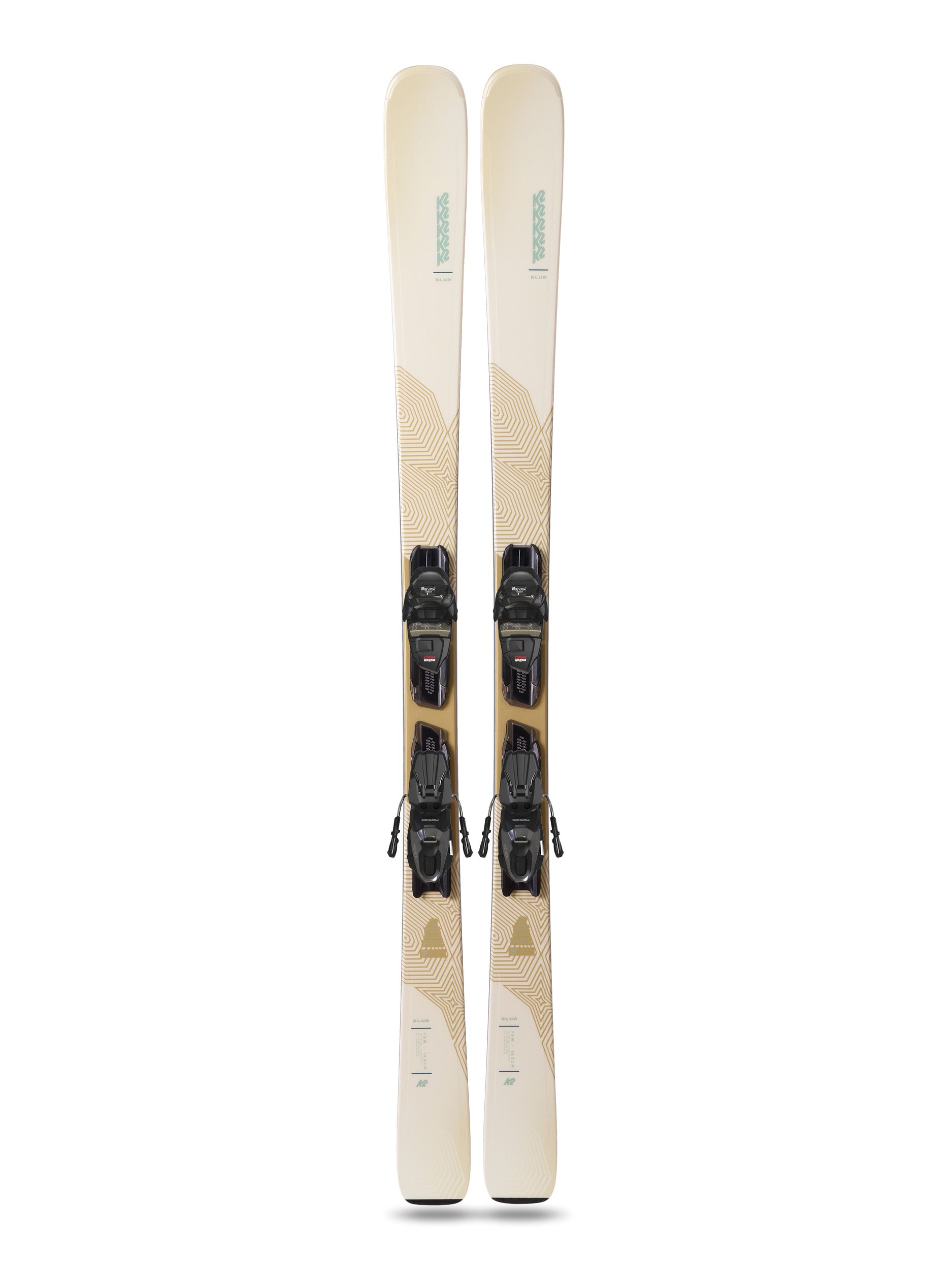 K2 Blur Women's 79 Flex All-Mountain Skis & Quikclik Free Bindings
