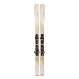 K2 Blur Women's 79 Flex All-Mountain Skis & Quikclik Free Bindings Overhead_Flat
