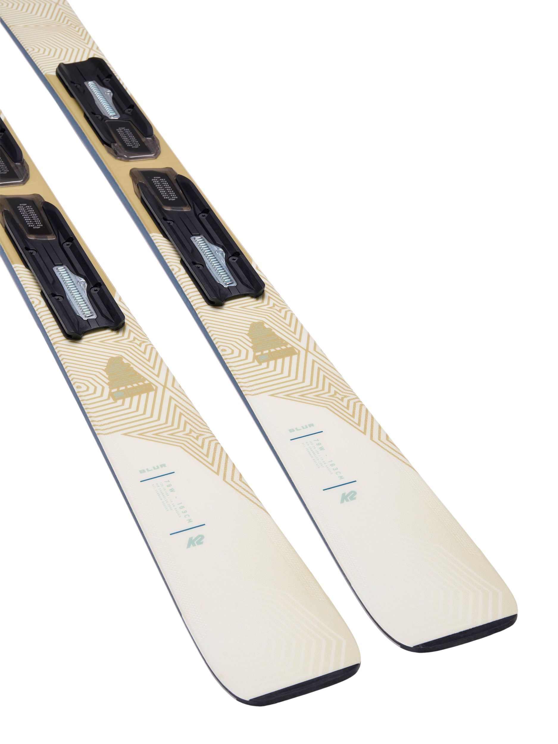 K2 Blur Women's 79 Flex All-Mountain Skis & Quikclik Free Bindings