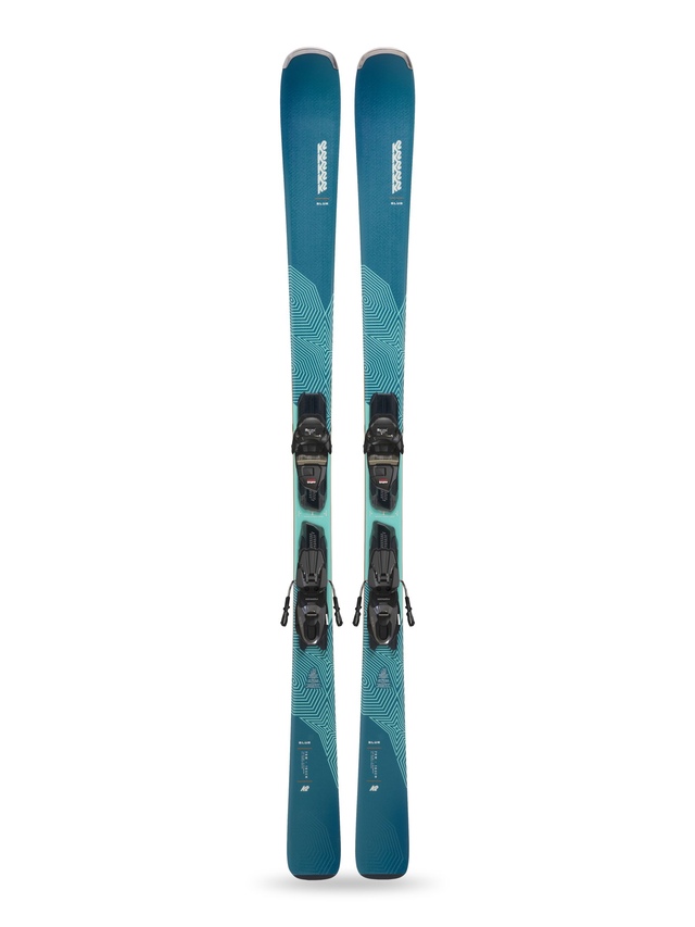 K2 Blur Women's 79 Flex All-Mountain Skis & Quikclik Free Bindings