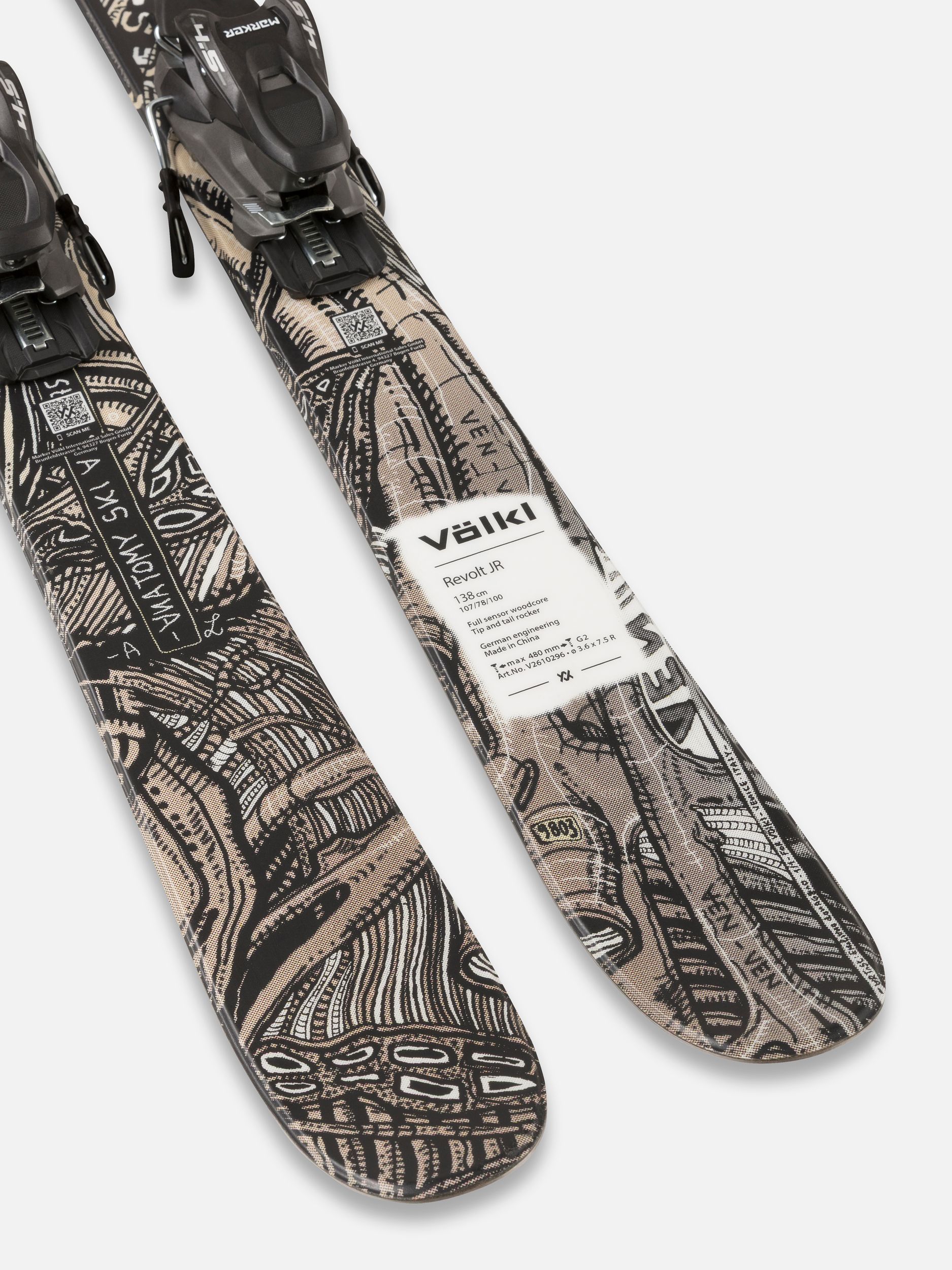 Volkl Revolt Urban Junior Skis 2026 & vMotion 7.0 Bindings