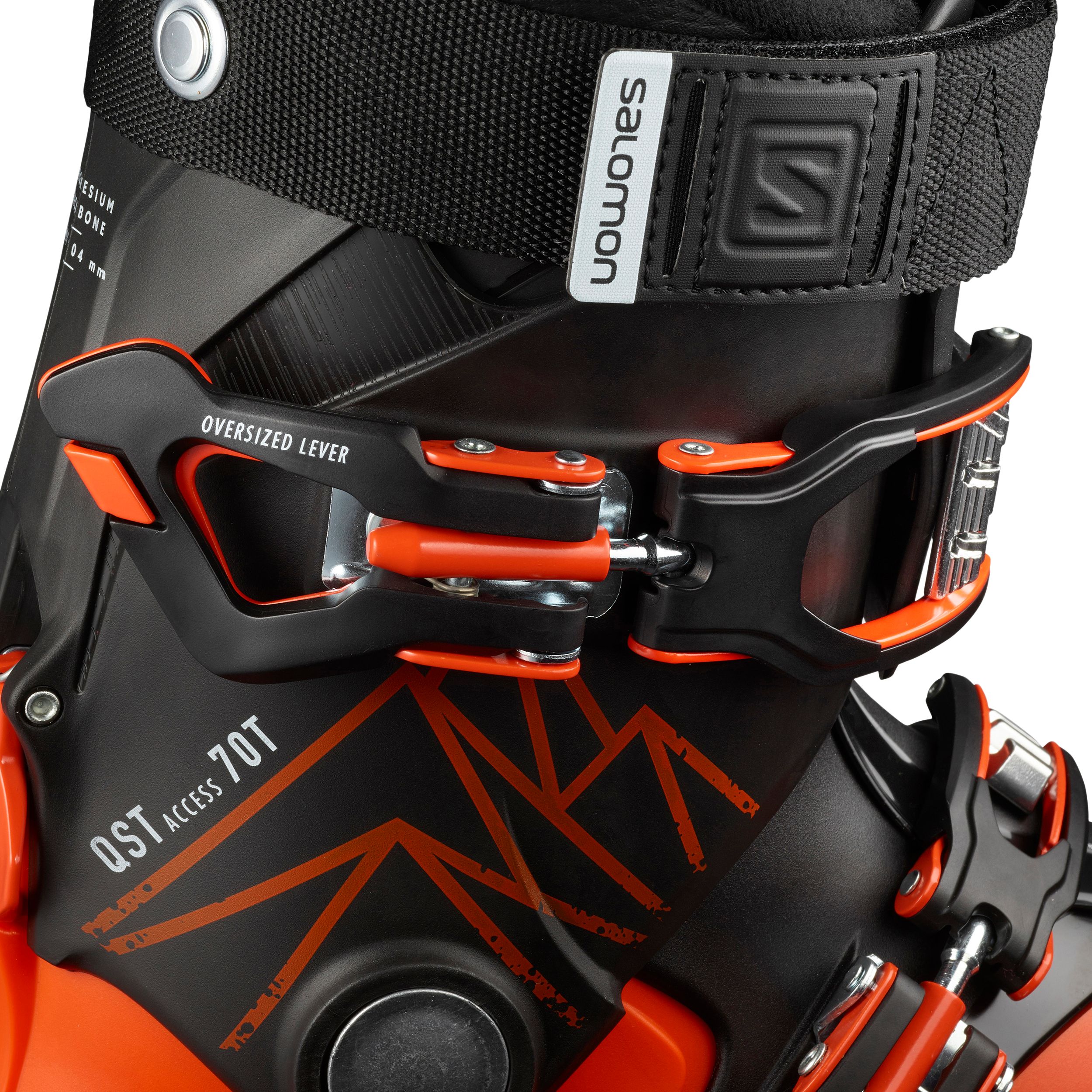 Salomon QST Access 70T Junior Ski Boots 2019/20 - Orange/Black