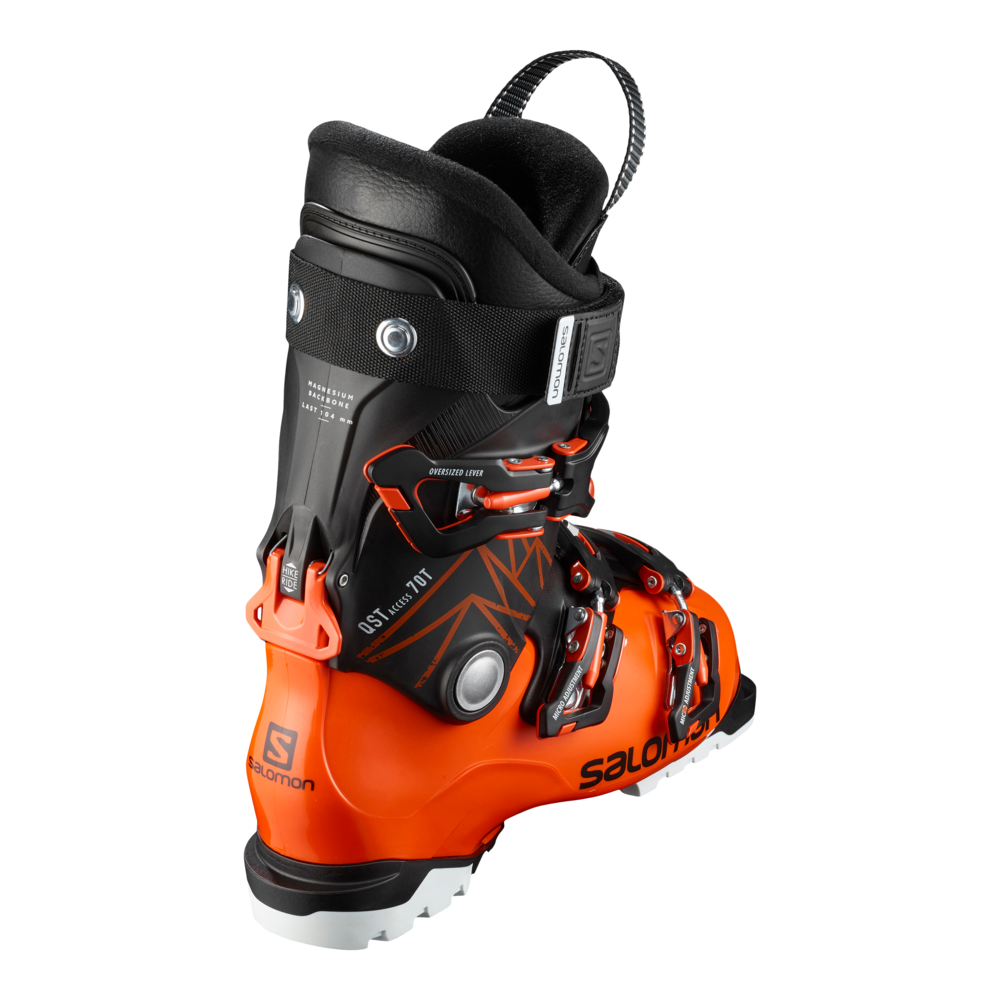 Salomon QST Access 70T Junior Ski Boots 2019/20 - Orange/Black