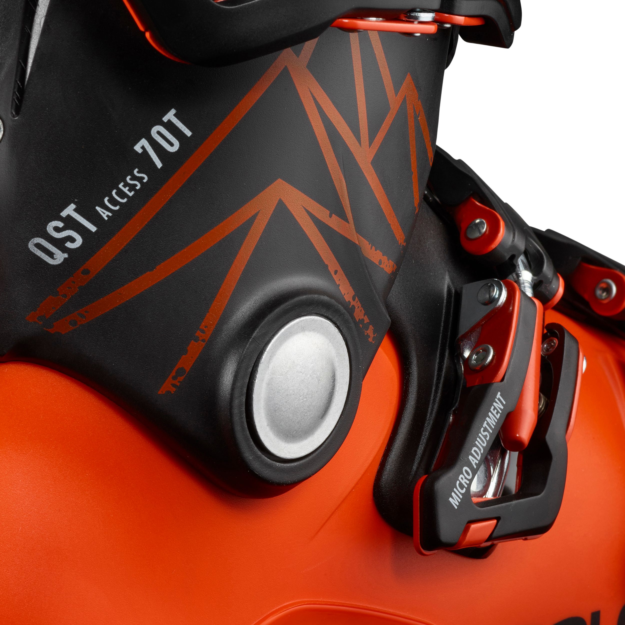 Salomon QST Access 70T Junior Ski Boots 2019/20 - Orange/Black